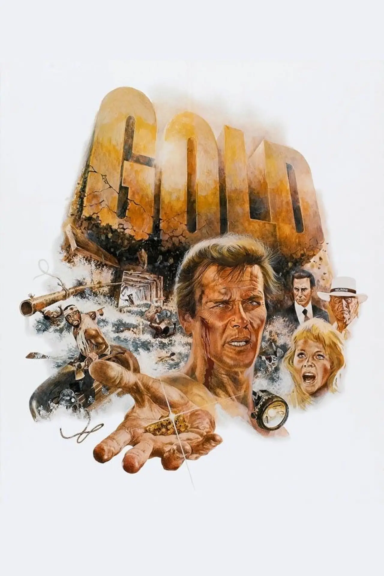 Plakat filmowy "Złoto"
