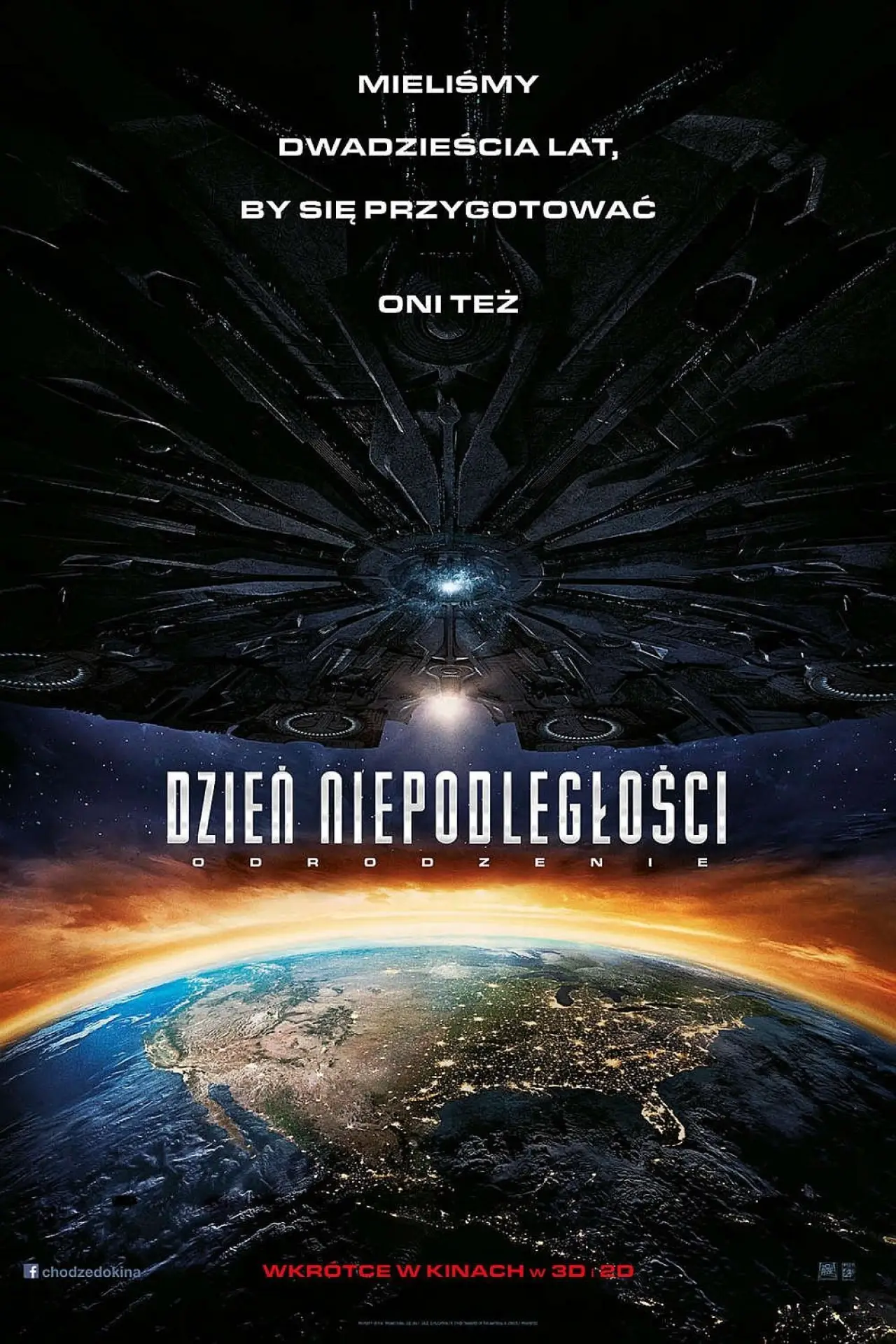 Plakat filmowy "Dzień Niepodległości: Odrodzenie"