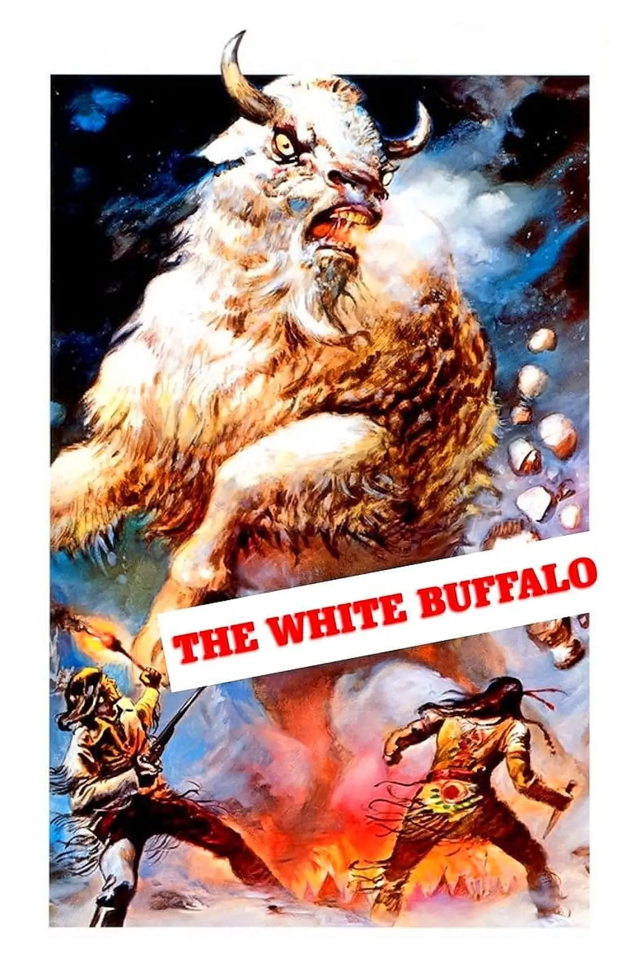 Plakat filmowy "Biały bizon"