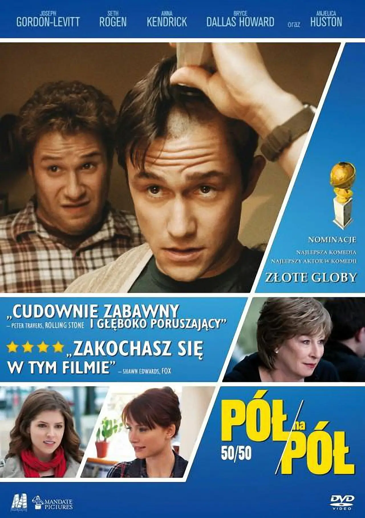 Plakat filmowy "Pół na pół"