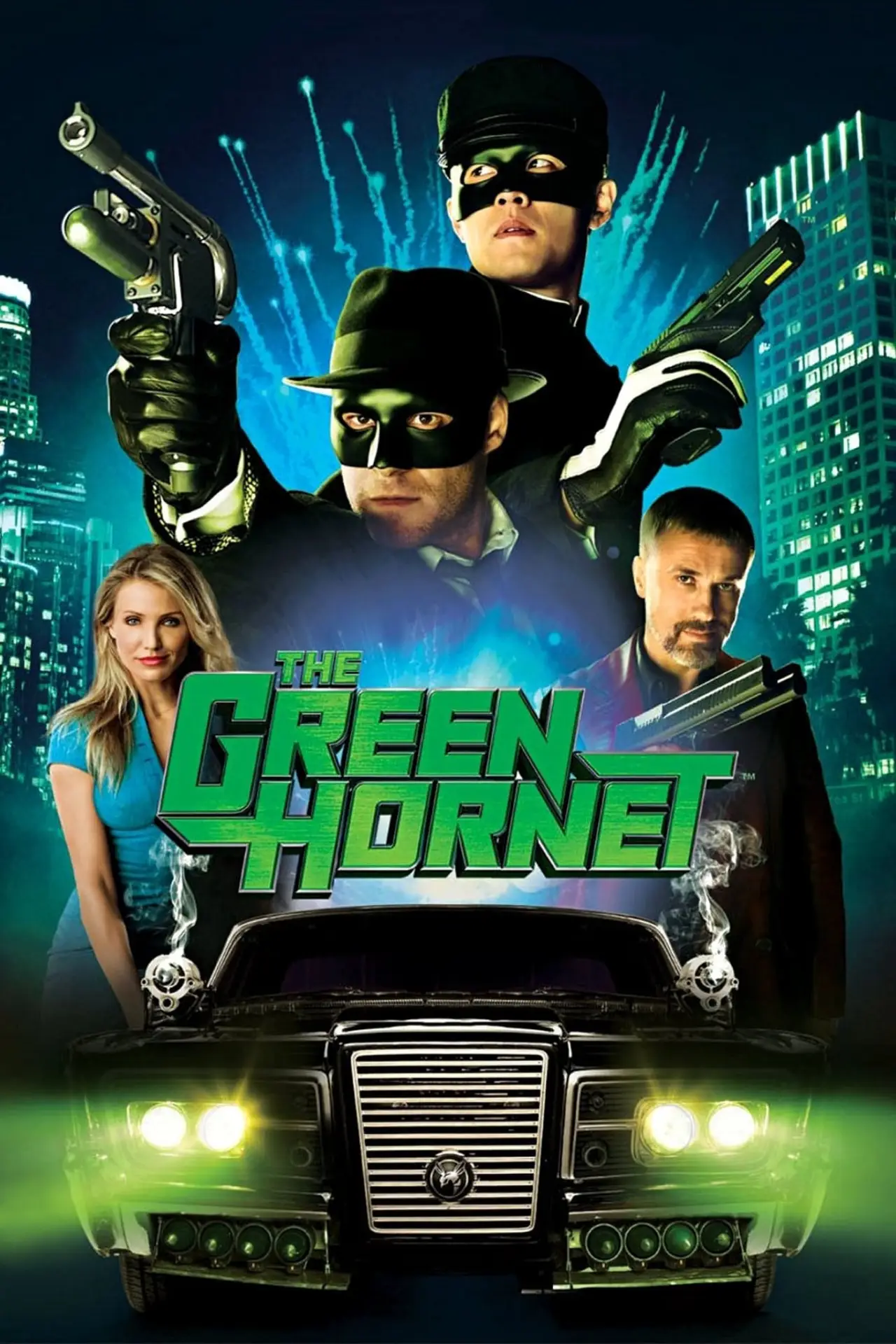 Plakat filmowy "Zielony Szerszeń"