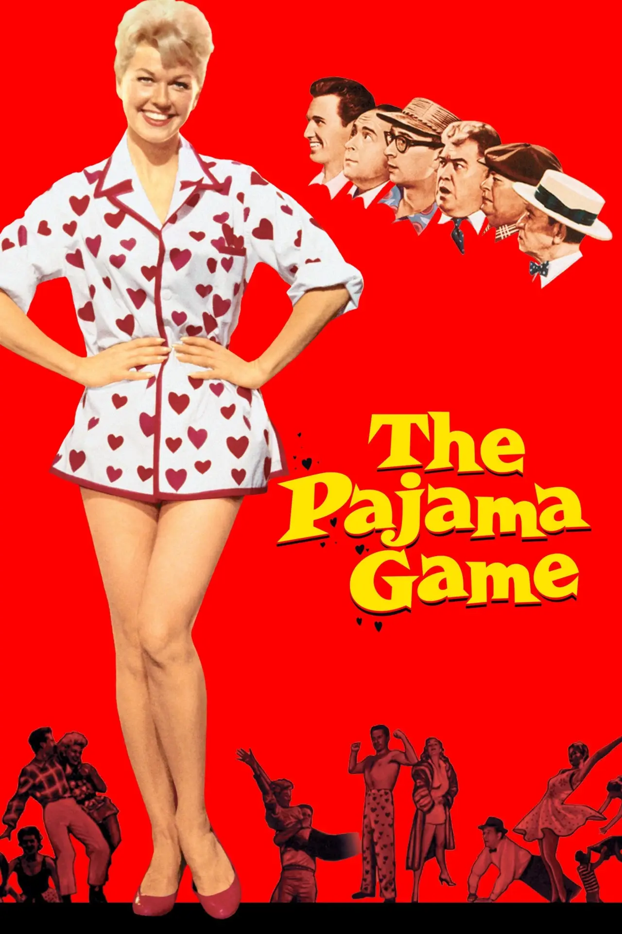 Plakat filmowy "The Pajama Game"