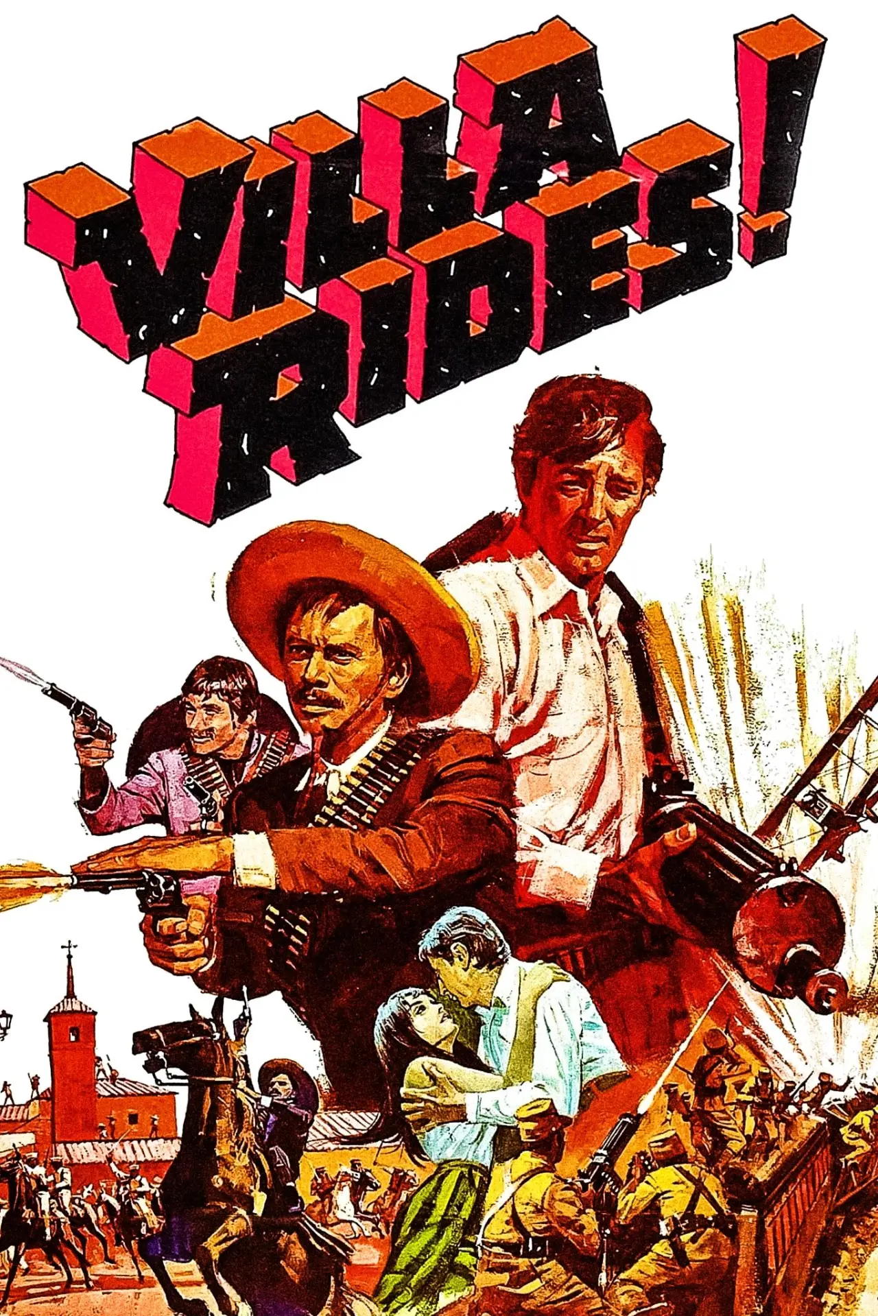 Plakat filmowy "Jedzie Villa"
