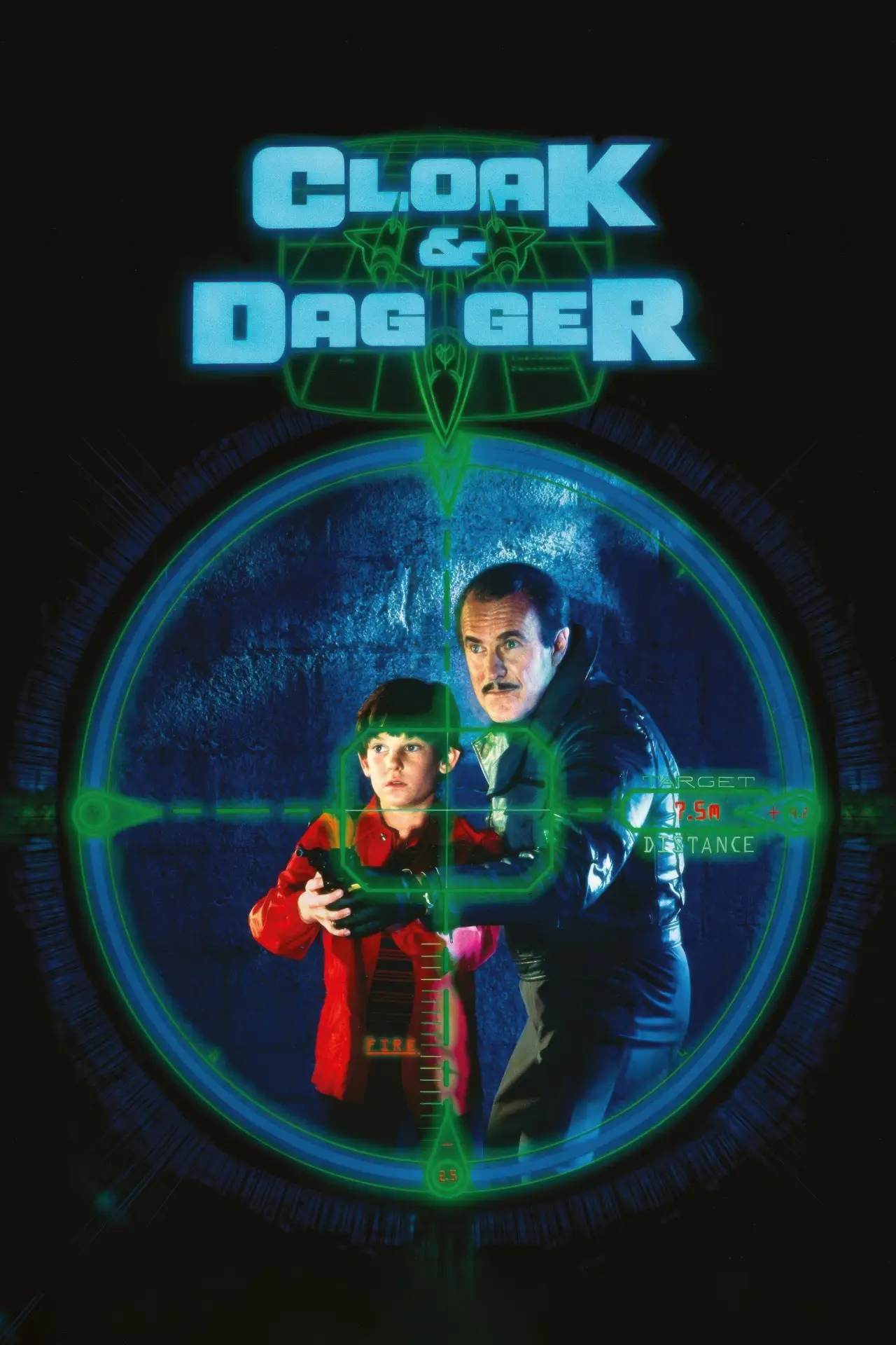 Plakat filmowy "Cloak & Dagger"