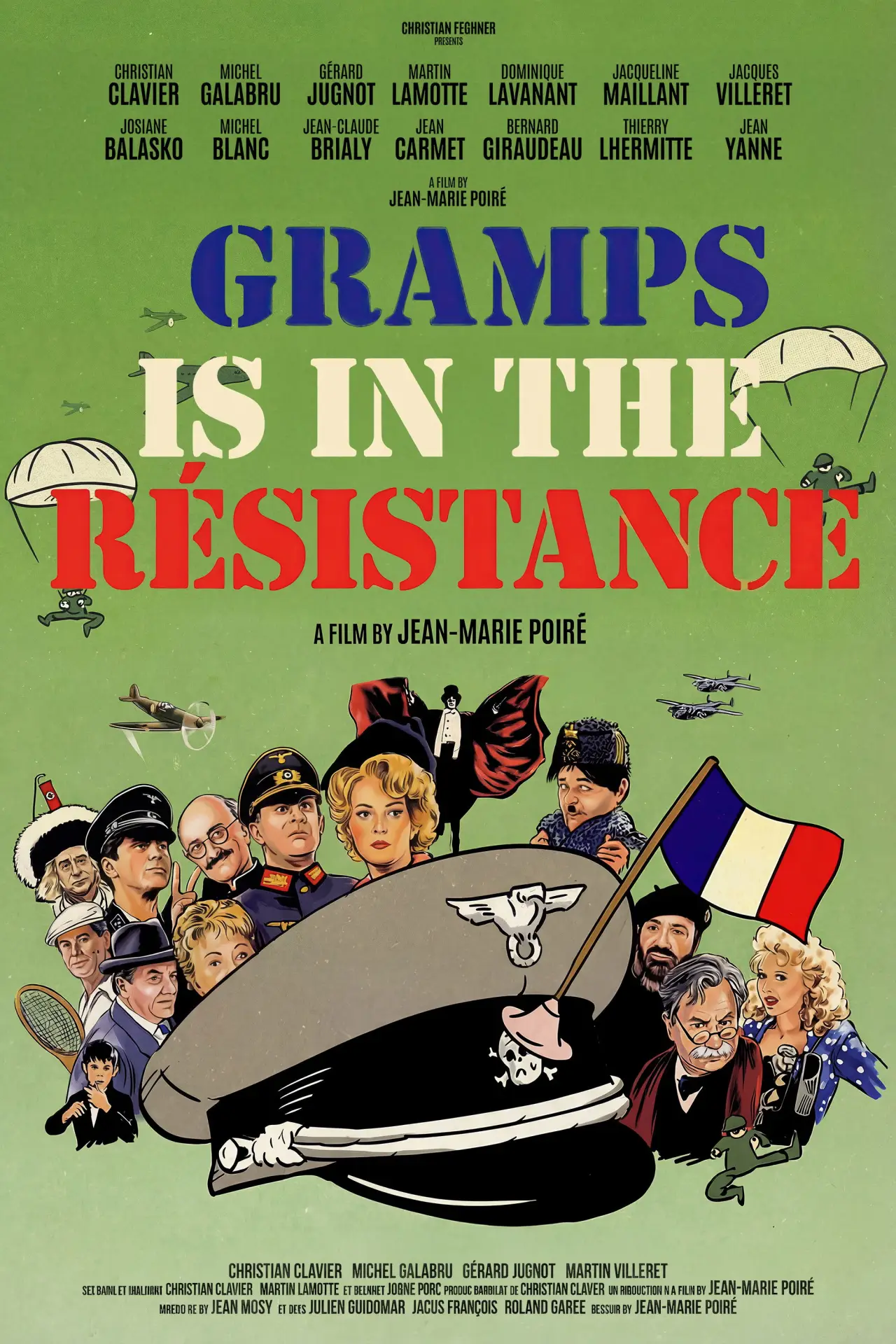 Plakat filmowy "Papy fait de la résistance"