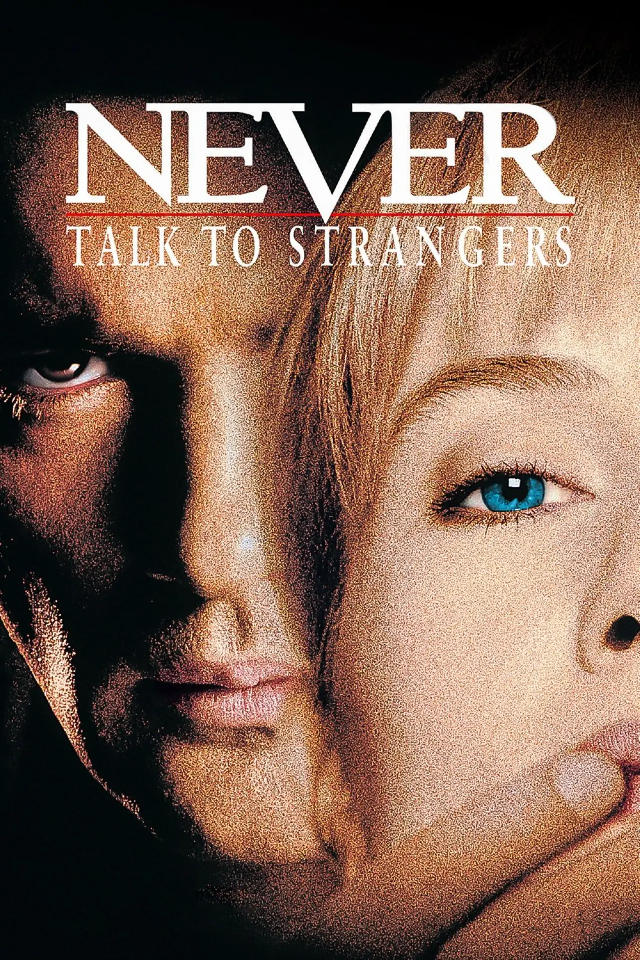 Plakat filmowy "Nigdy Nie Rozmawiaj z Nieznajomym"
