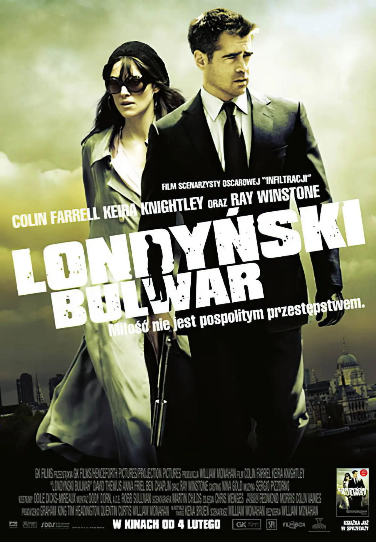 Plakat filmowy "Londyński Bulwar"