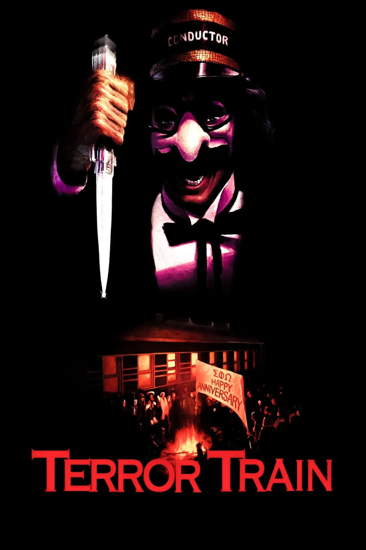 Plakat filmowy "Terror w pociągu"