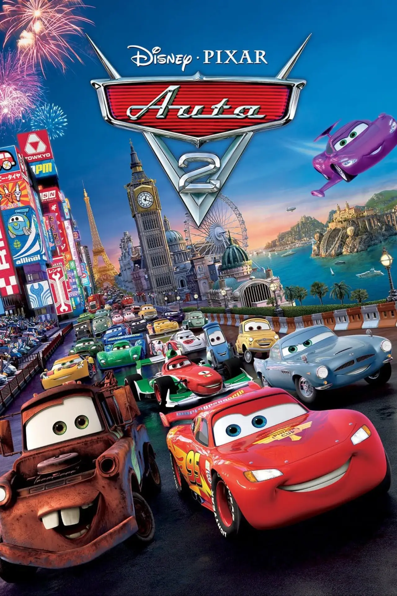 Plakat filmowy "Auta 2"