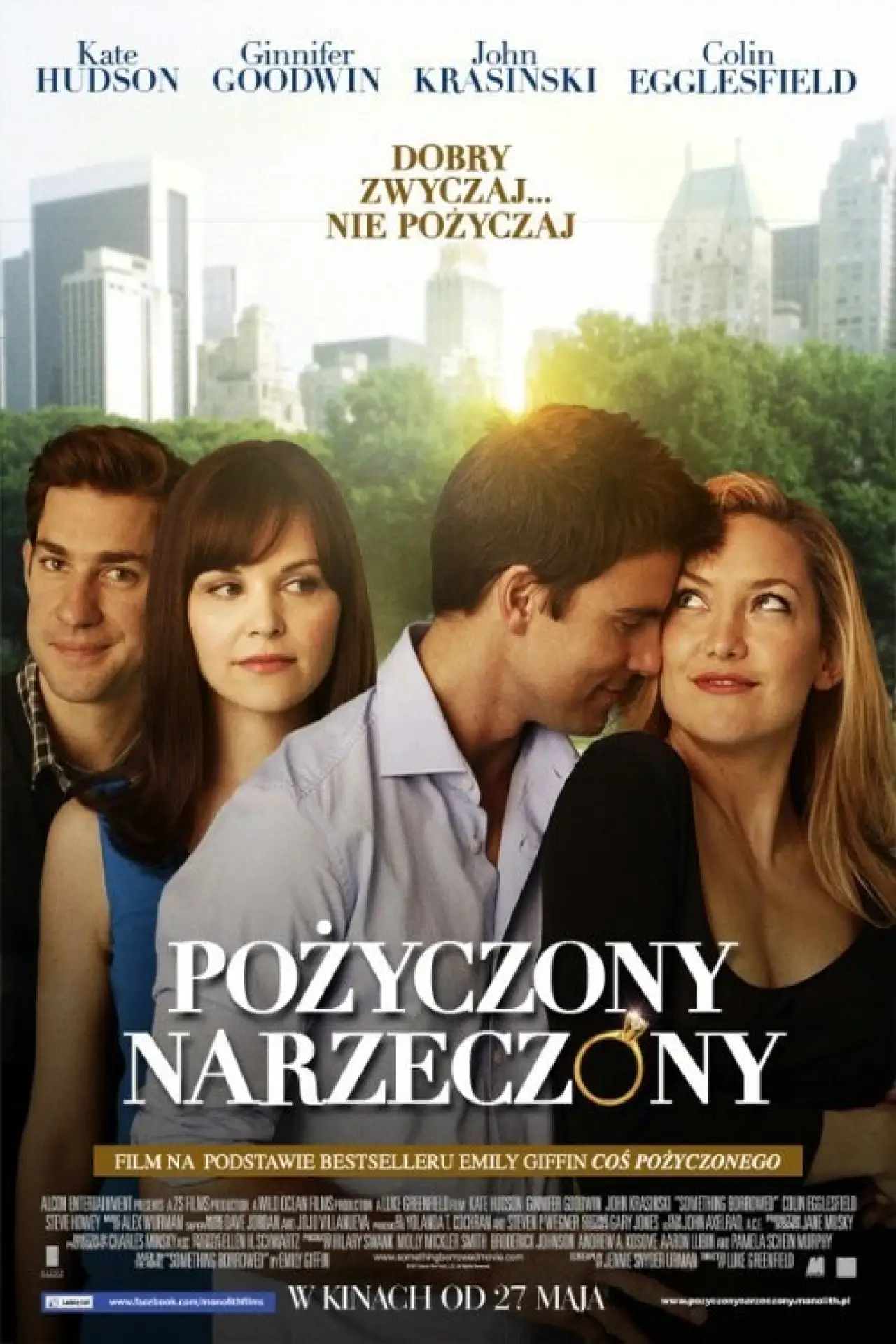 Plakat filmowy "Pożyczony narzeczony"