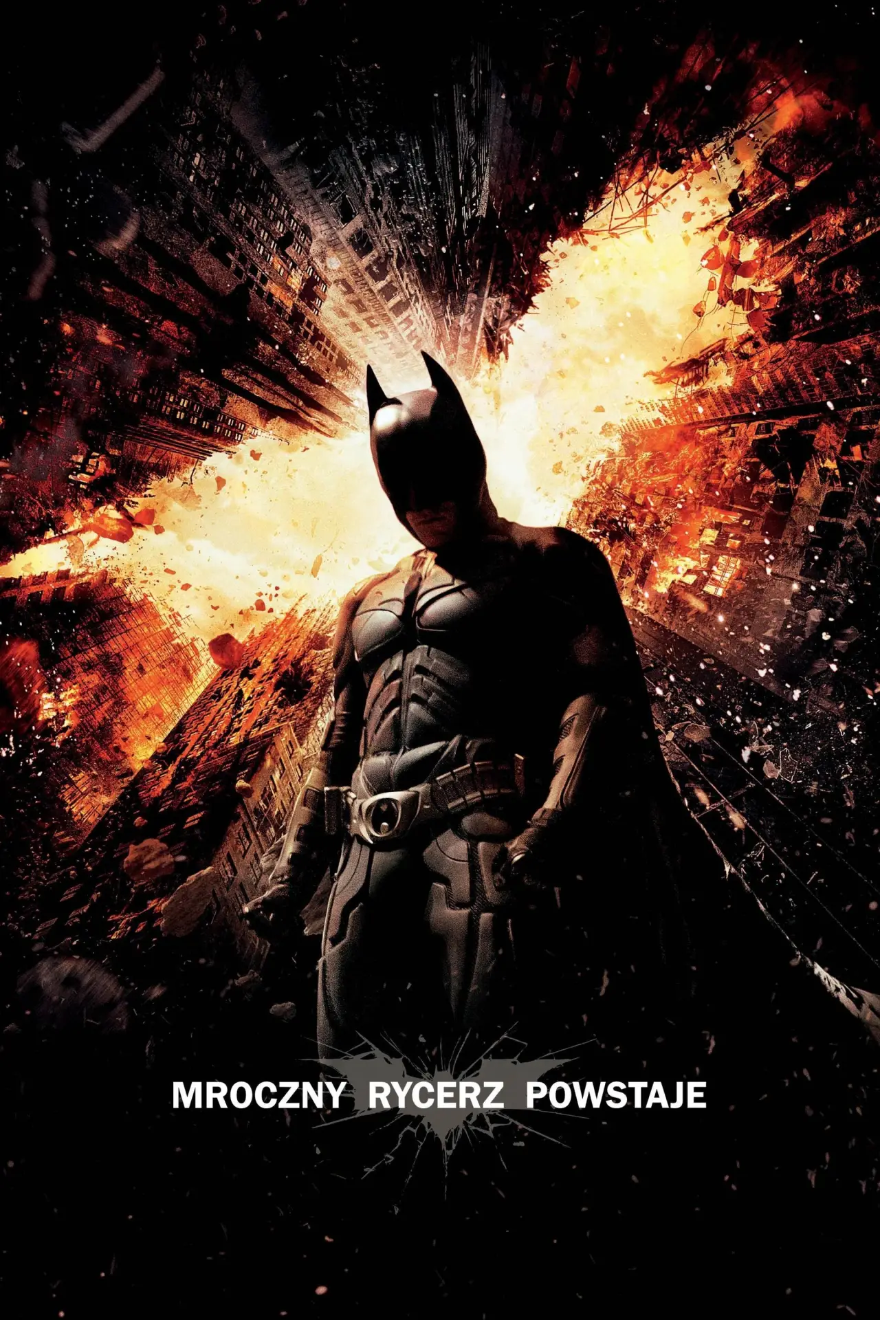 Plakat filmowy "Mroczny Rycerz powstaje"