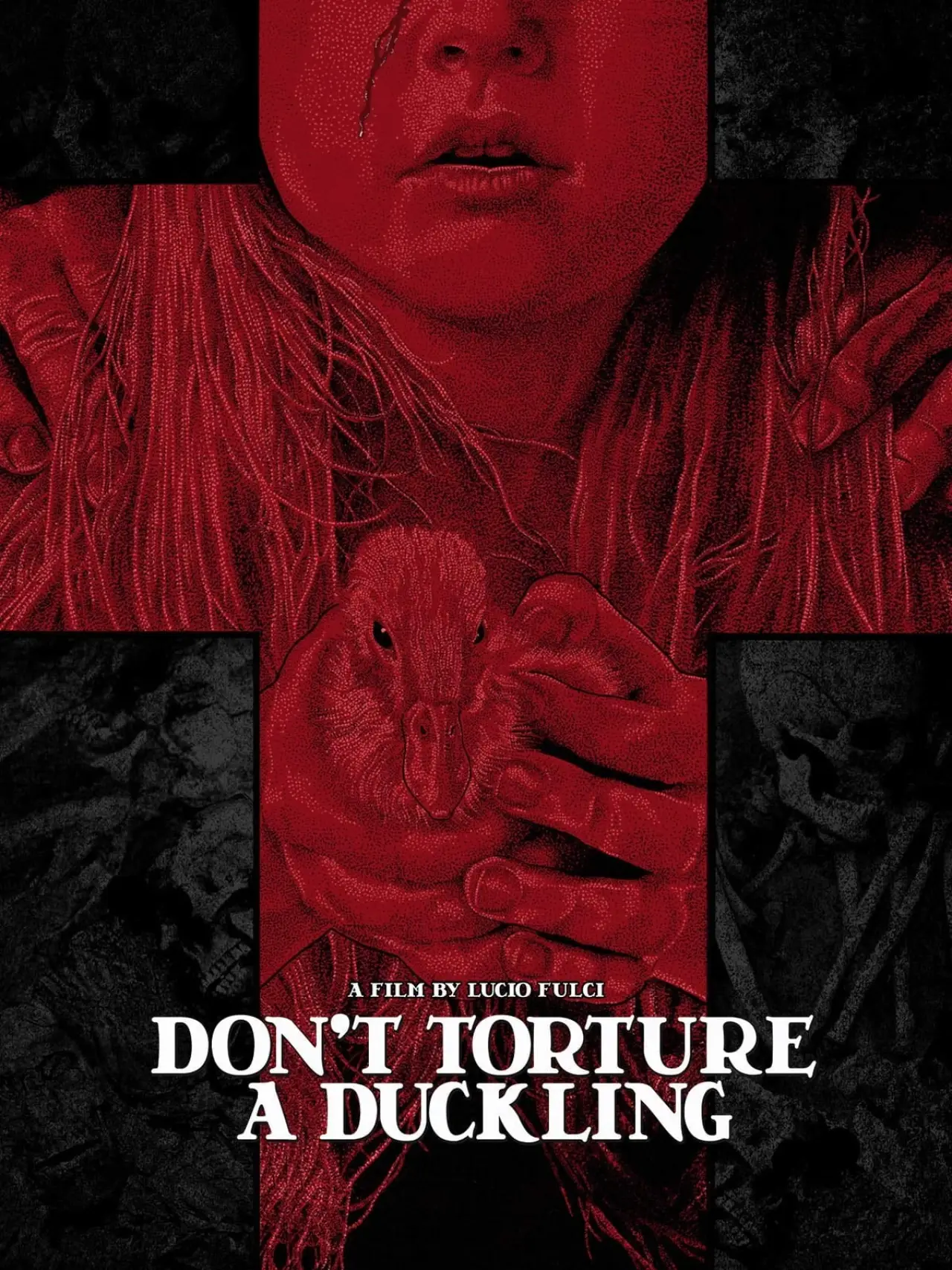 Plakat filmowy "Nie torturuj kaczuszki"
