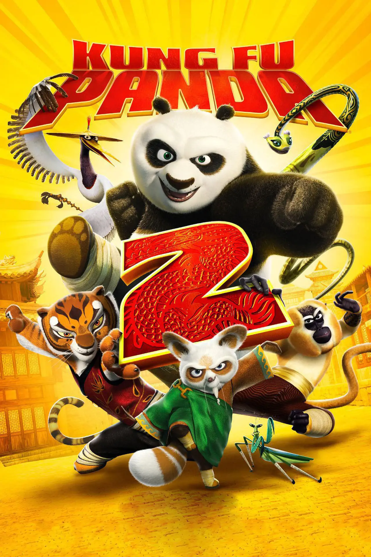 Plakat filmowy "Kung Fu Panda 2"