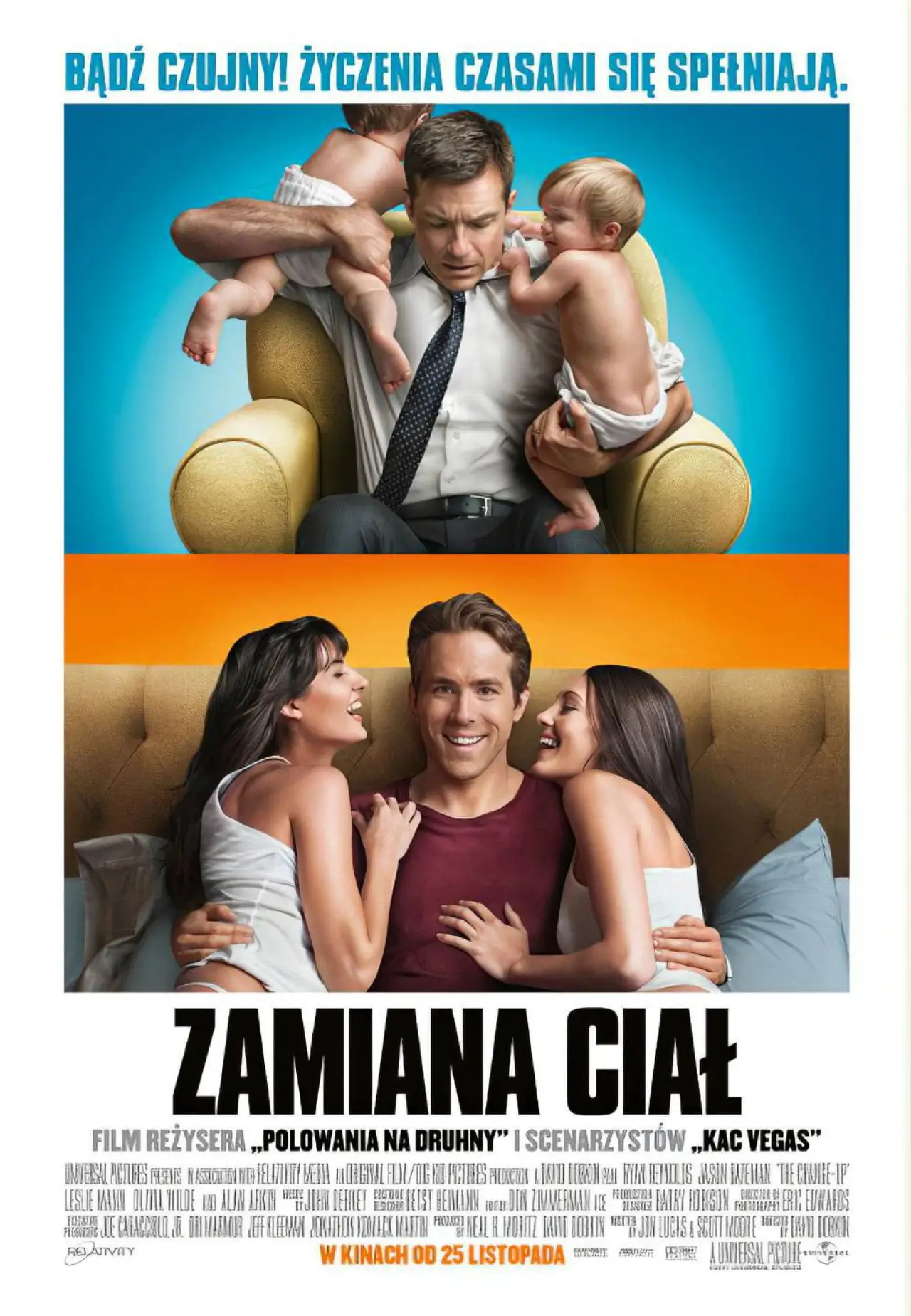 Plakat filmowy "Zamiana ciał"