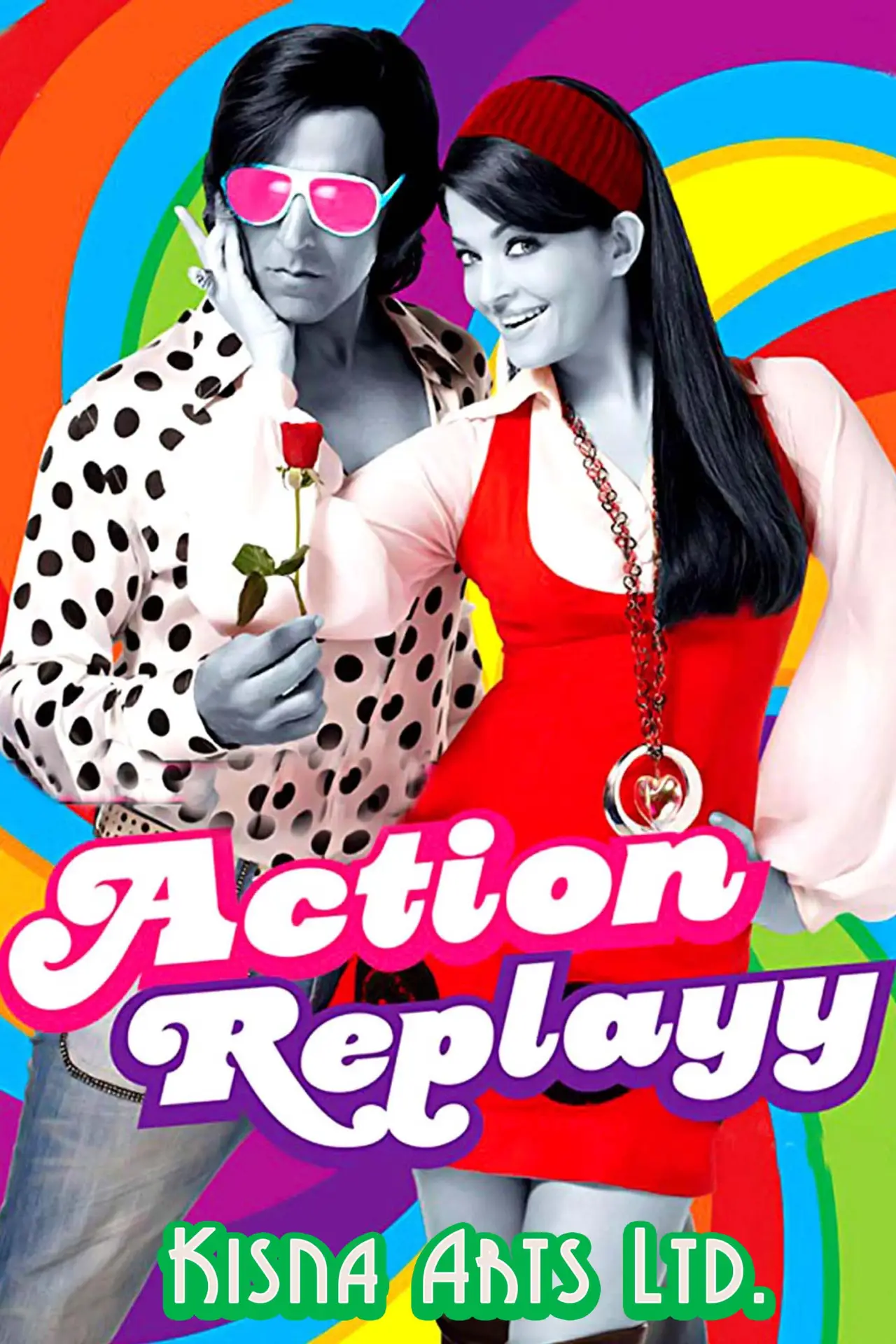 Plakat filmowy "Action Replayy"