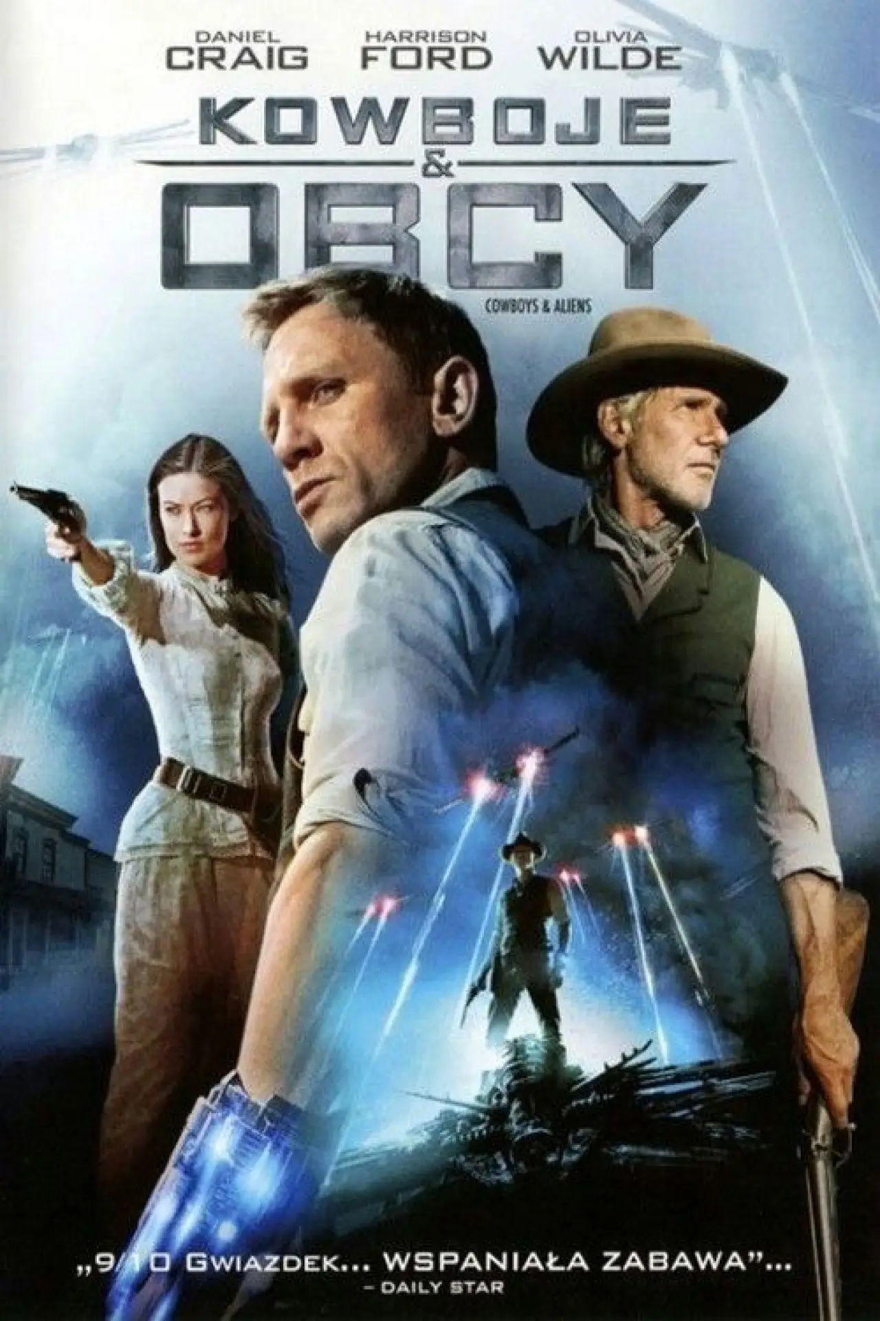 Plakat filmowy "Kowboje i Obcy"