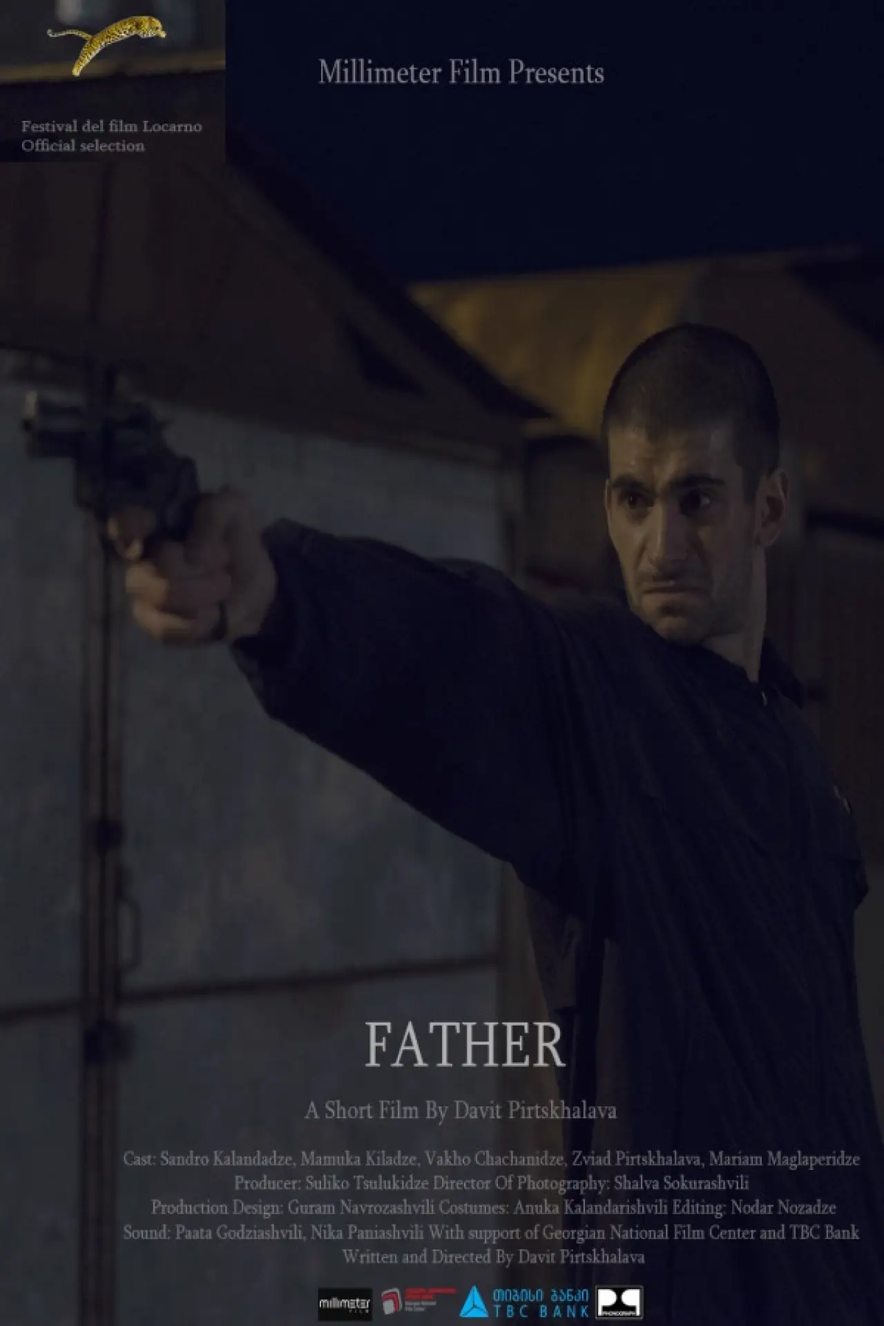 Plakat filmowy "მამა"