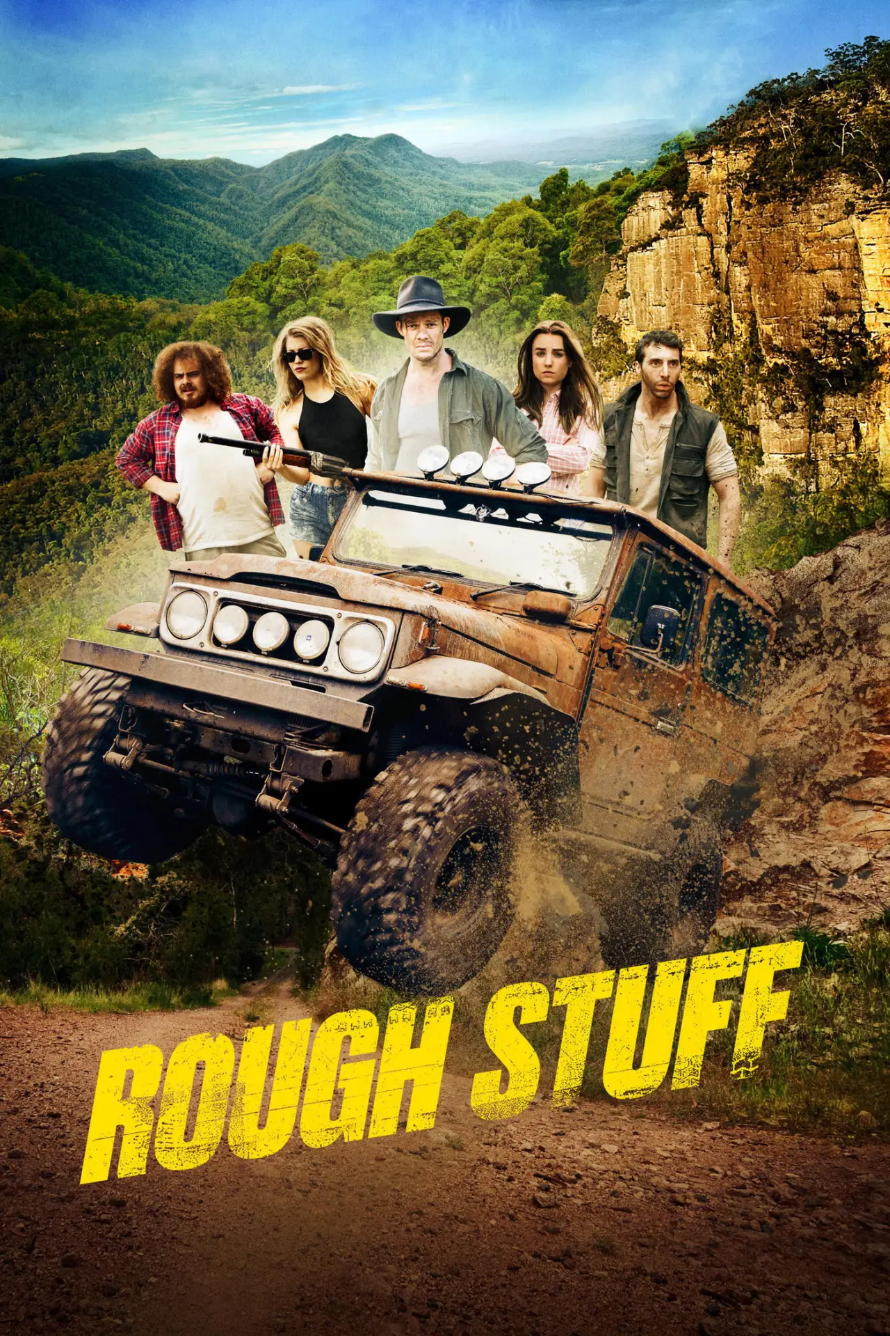 Plakat filmowy "Wyprawa twardzieli"