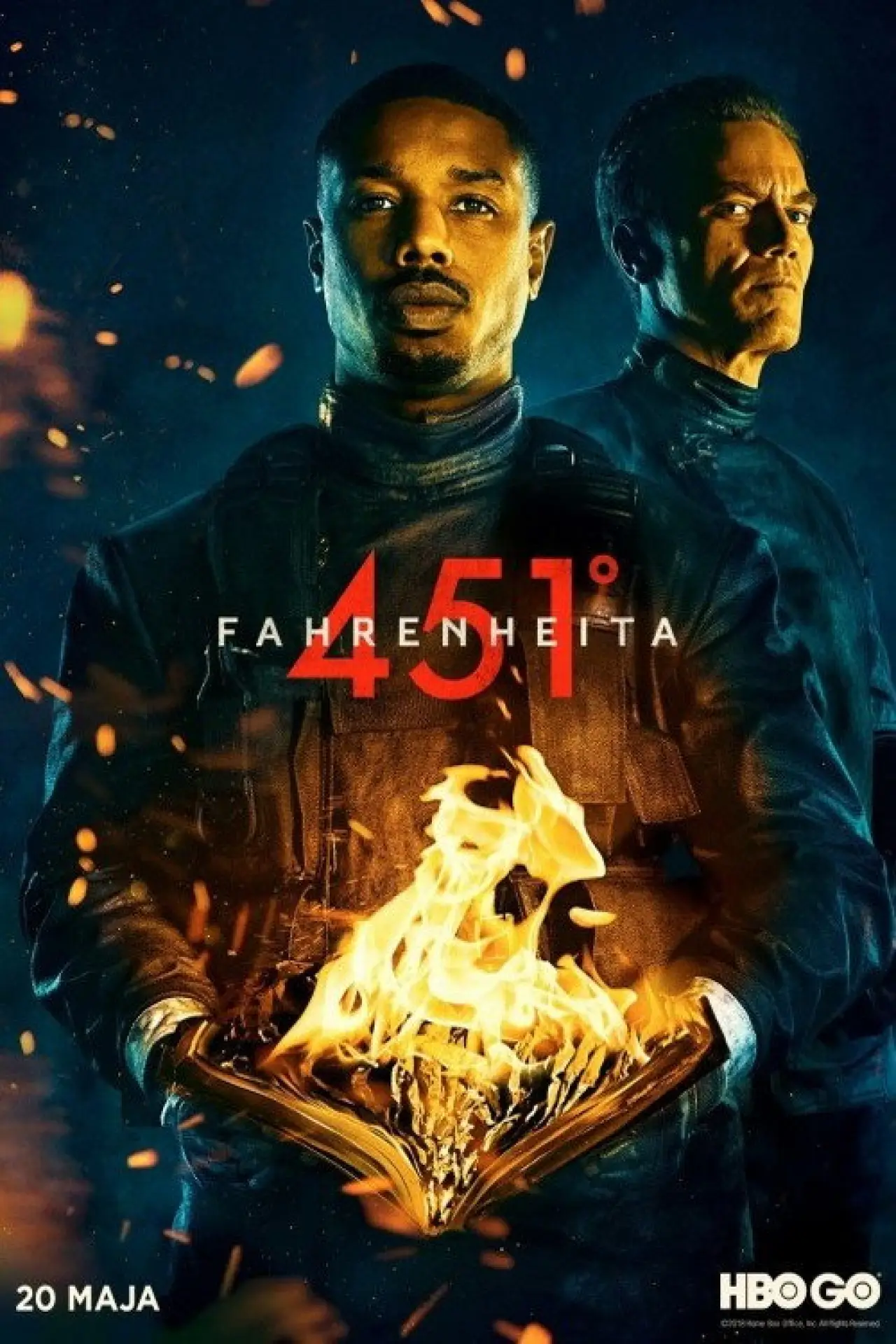 Plakat filmowy "451° Fahrenheita"