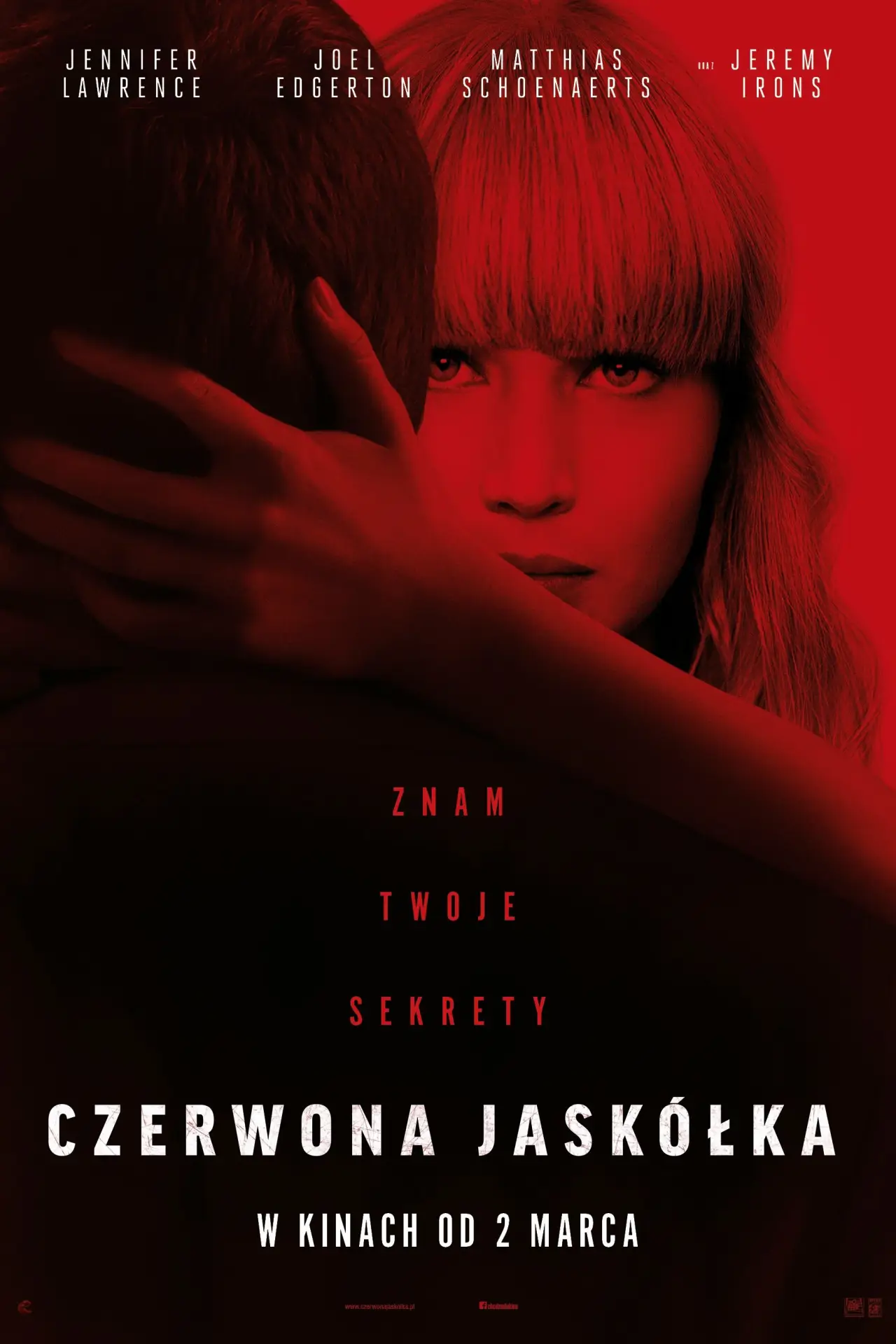 Plakat filmowy "Czerwona jaskółka"