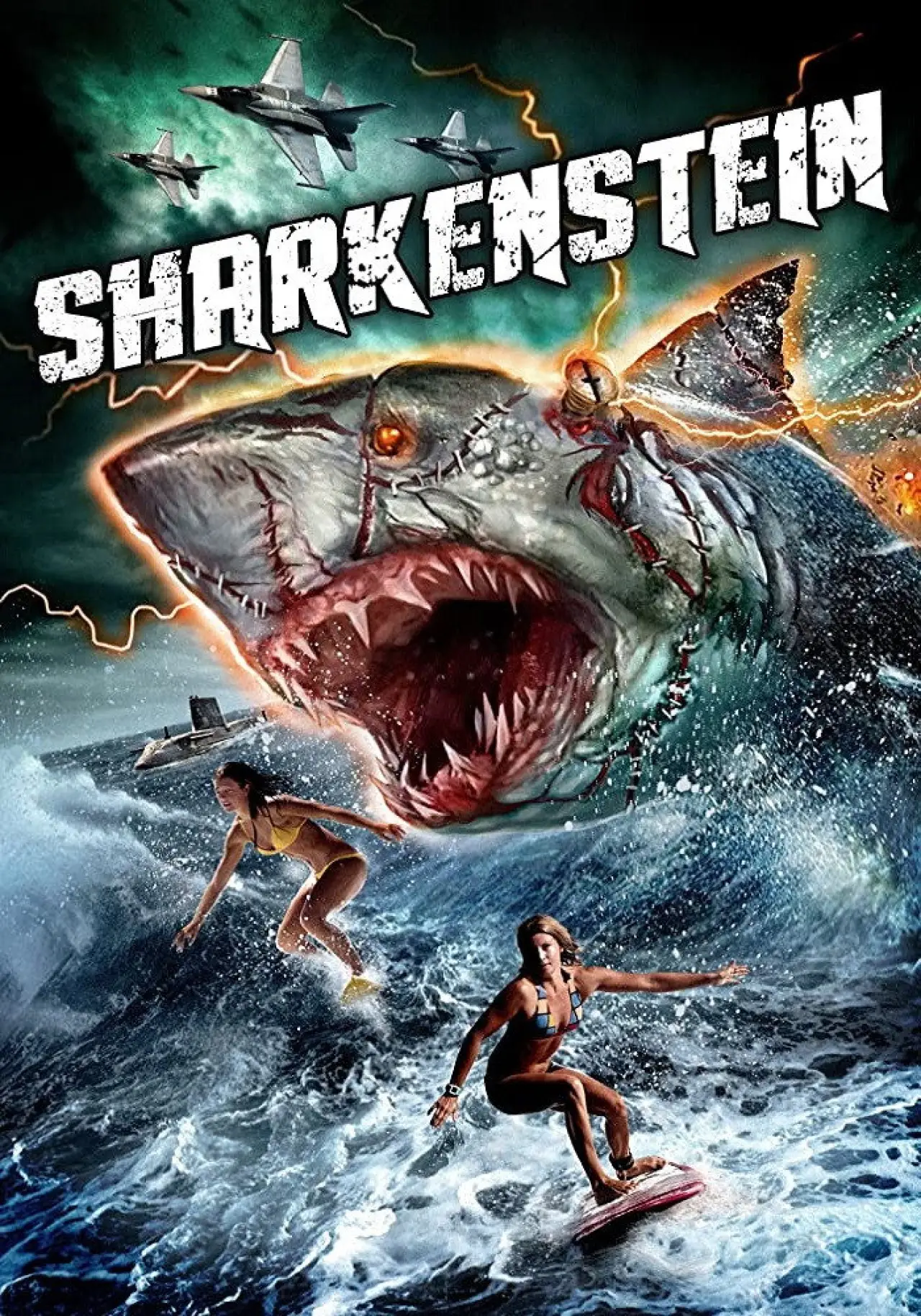Plakat filmowy "Sharkenstein"