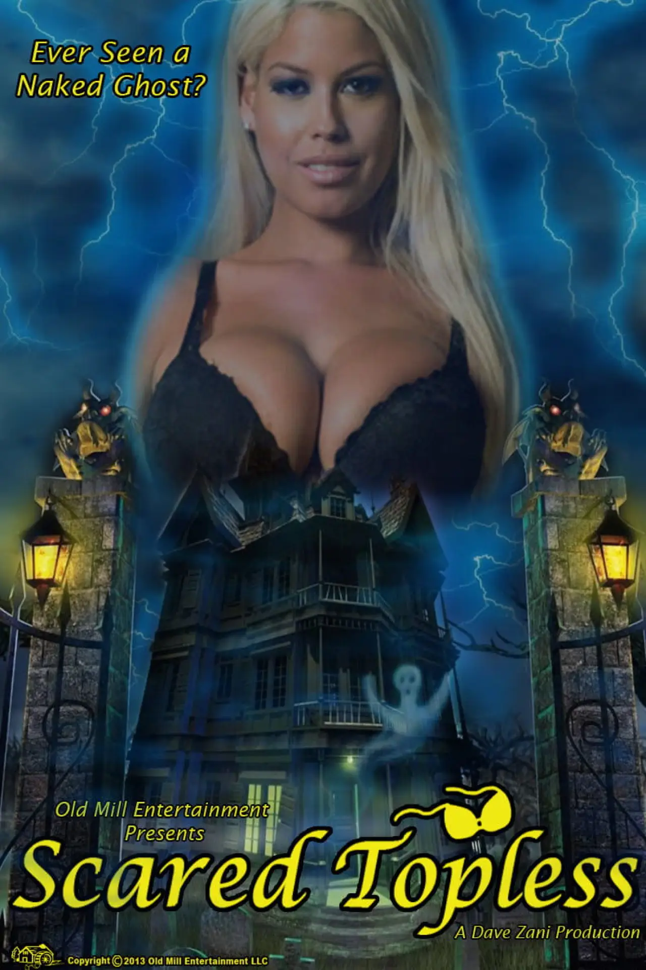 Plakat filmowy "Scared Topless"