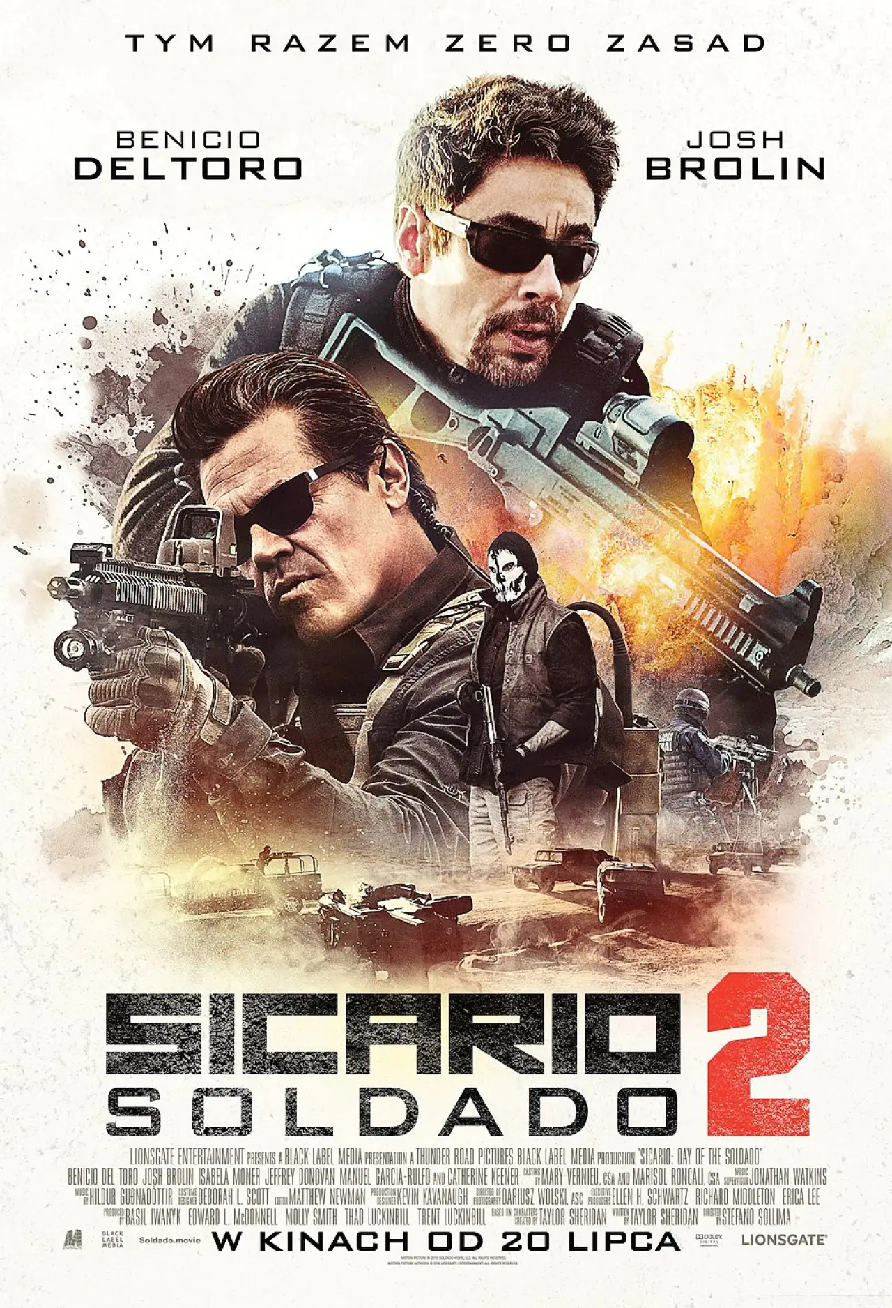 Plakat filmowy "Sicario 2: Soldado"