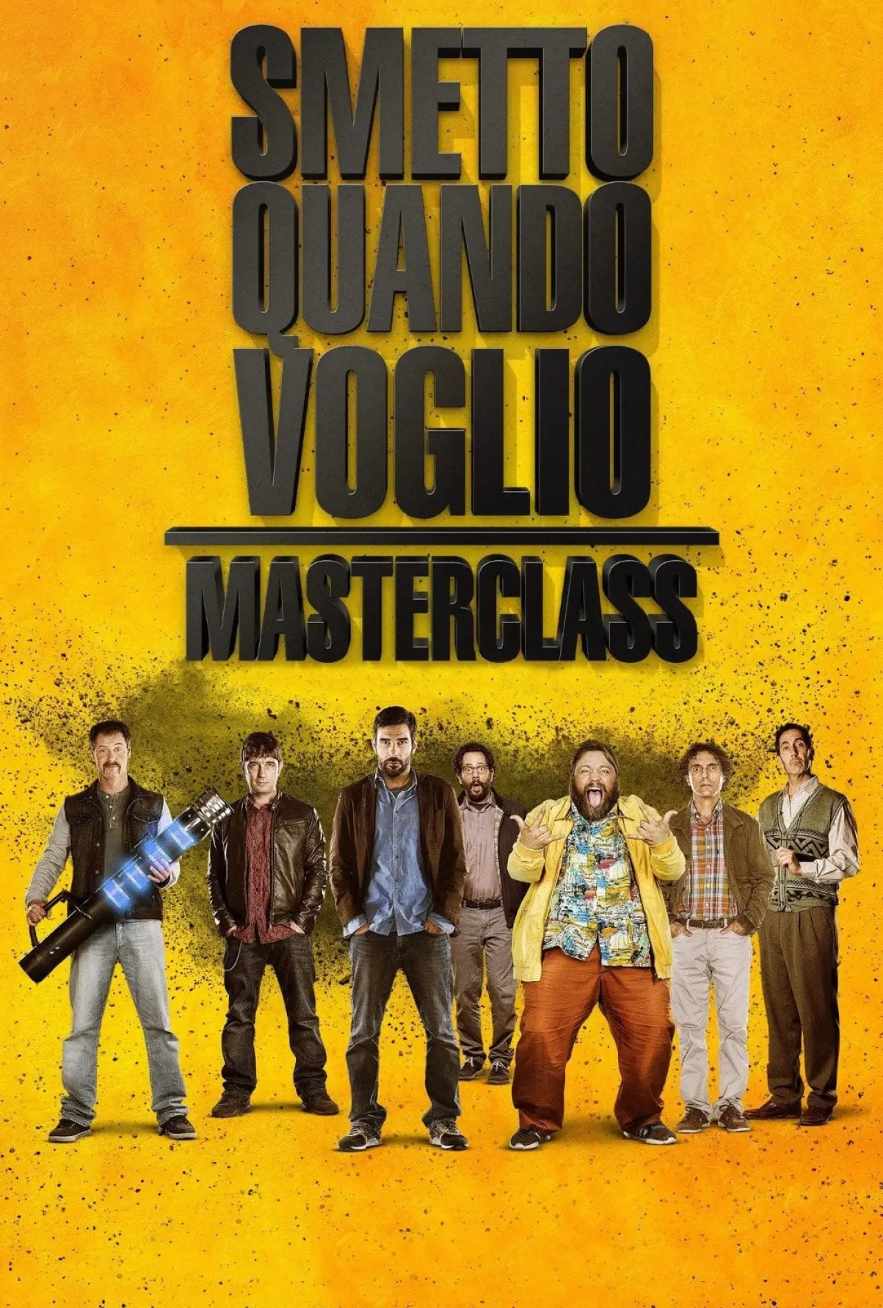 Plakat filmowy "Smetto quando voglio - Masterclass"
