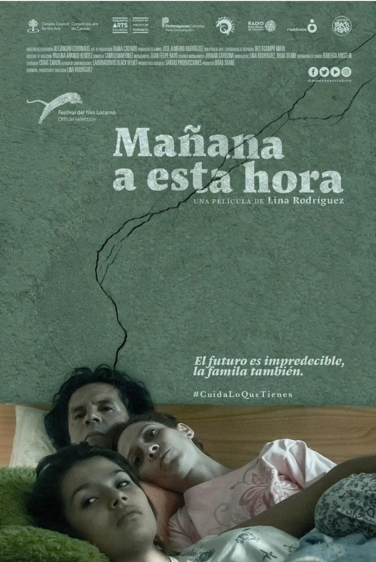 Plakat filmowy "Mañana a esta hora"