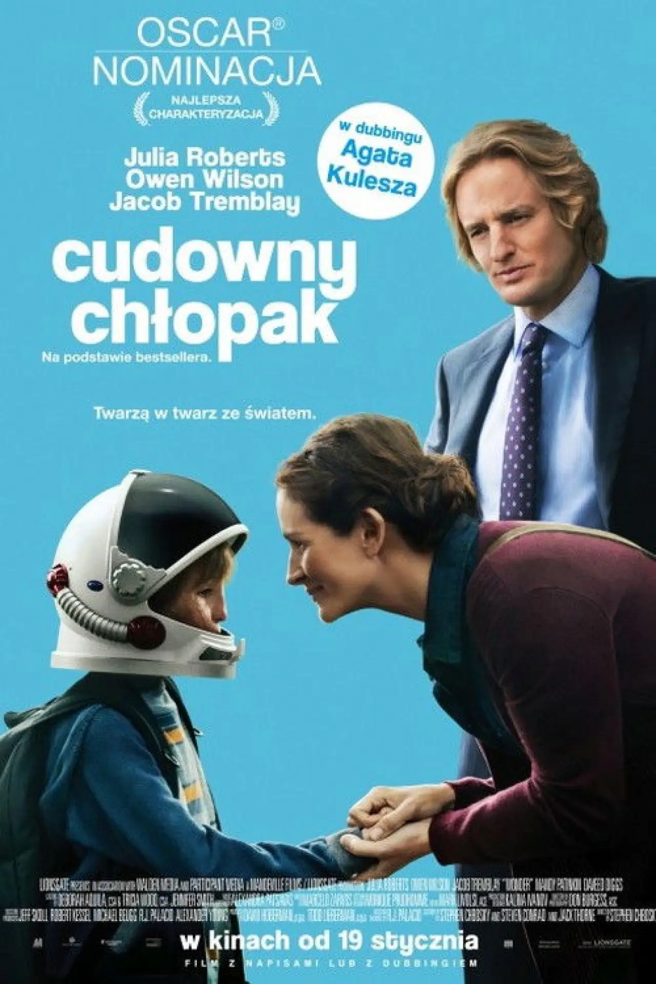 Plakat filmowy "Cudowny chłopak"