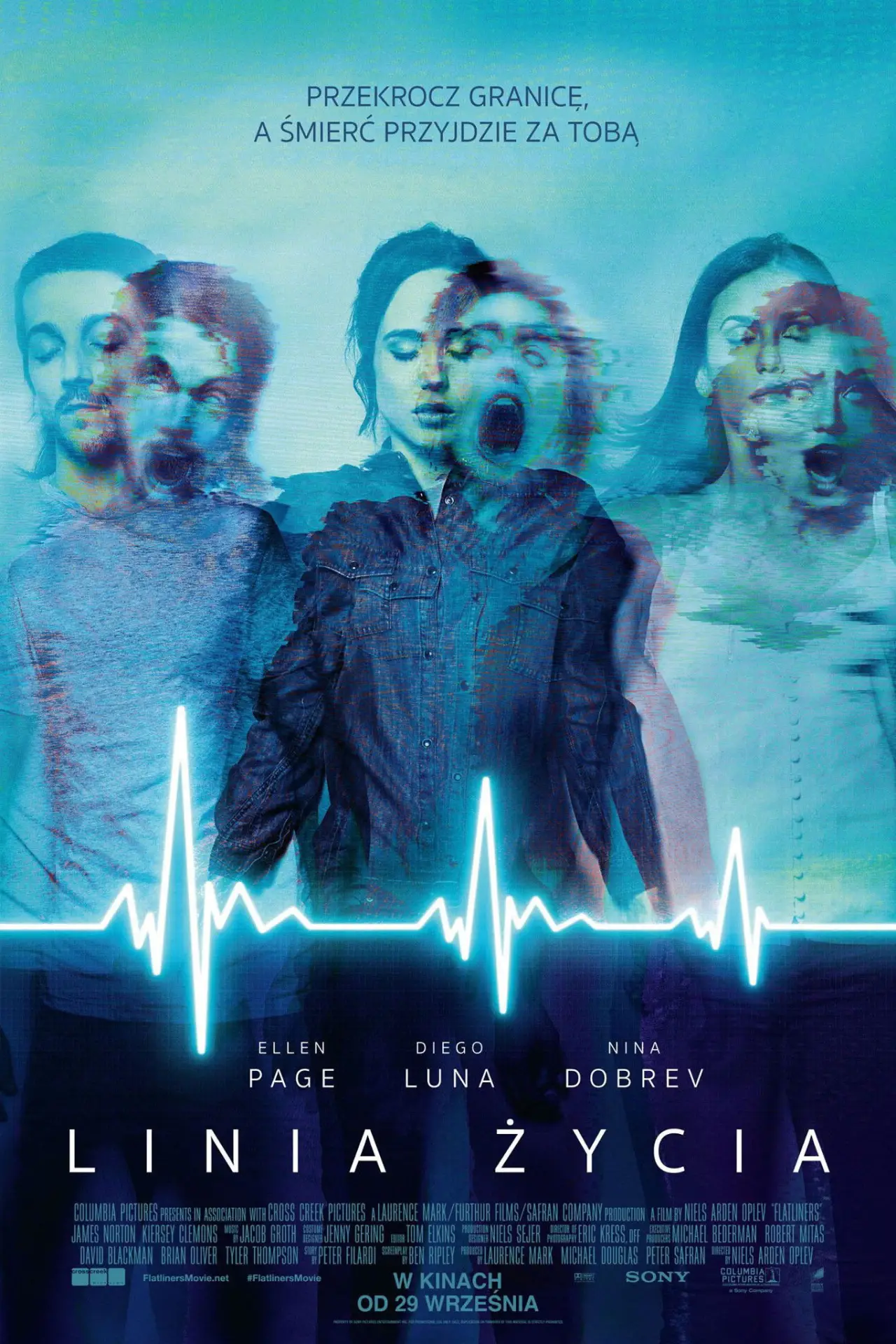 Plakat filmowy "Linia życia"