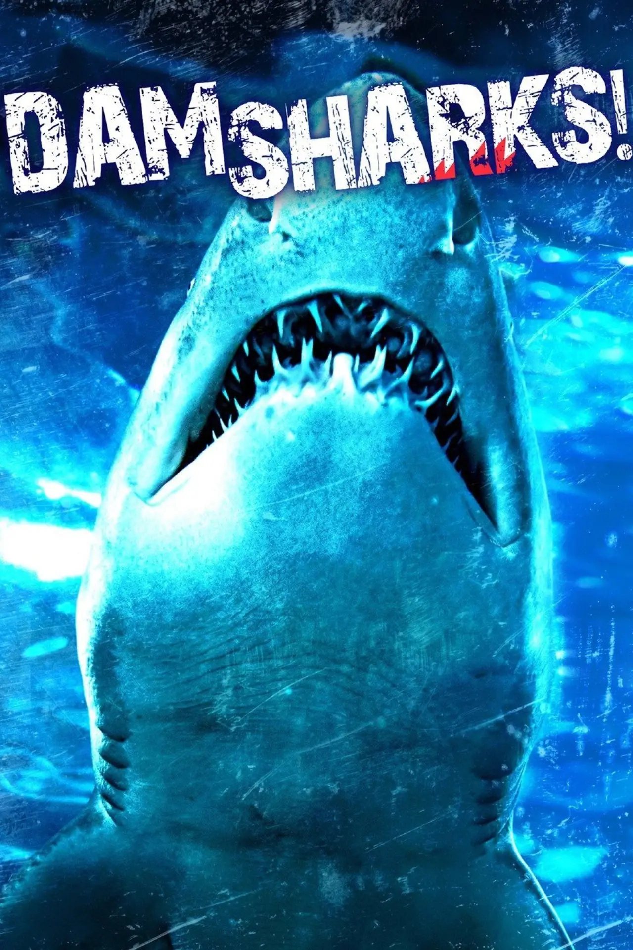 Plakat filmowy "Dam Sharks!"