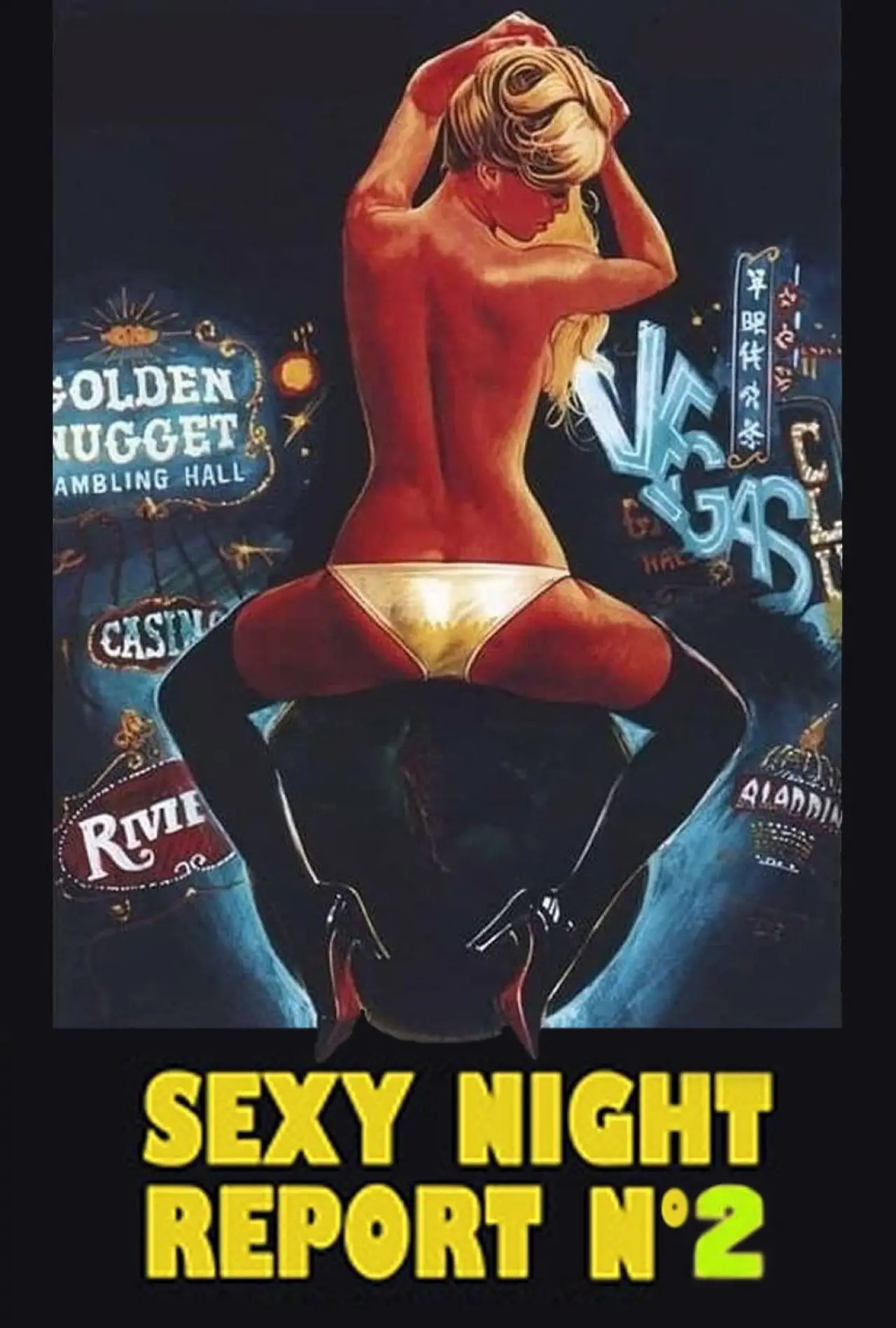 Plakat filmowy "Le notti porno nel mondo nº 2"
