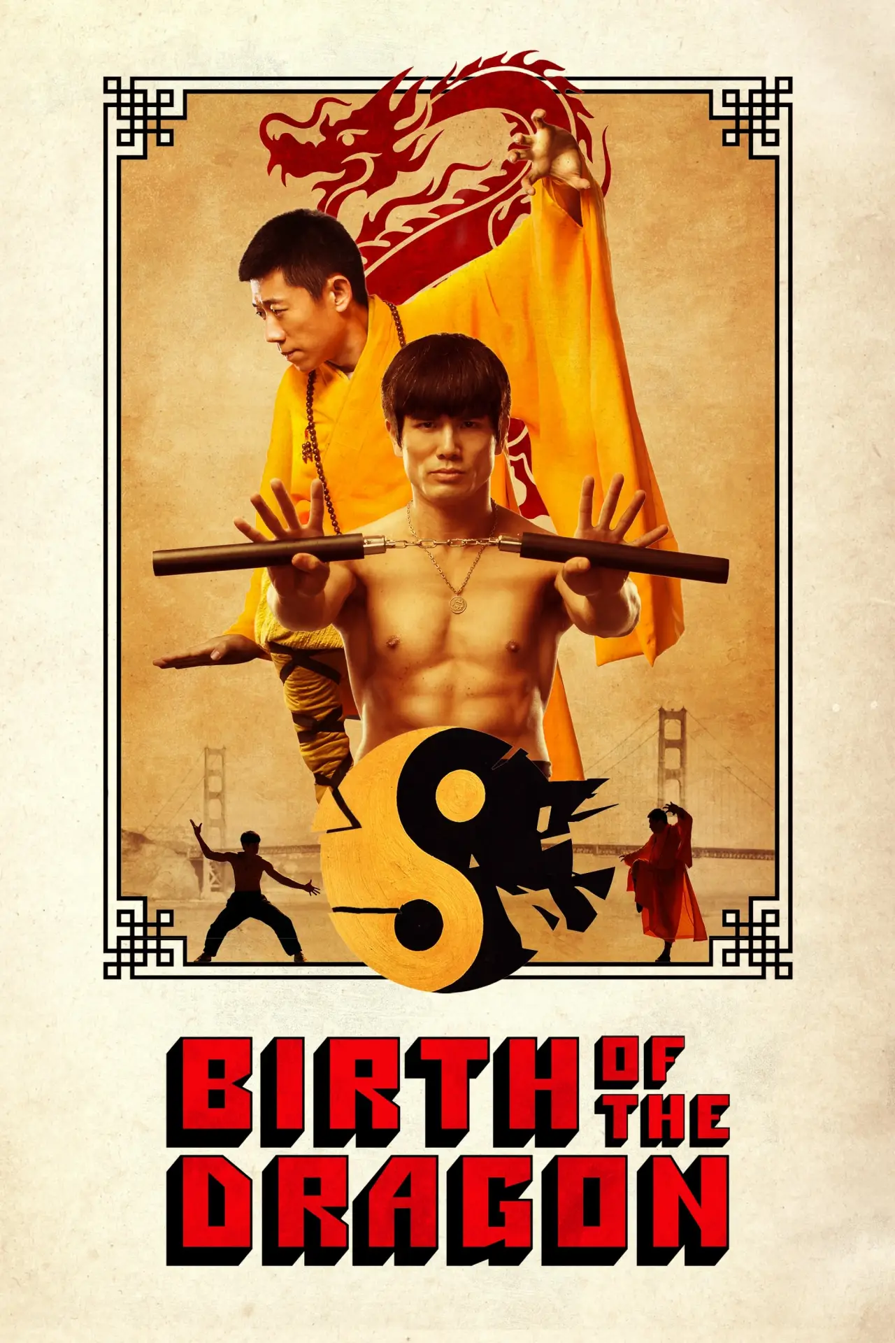 Plakat filmowy "Narodziny Smoka"
