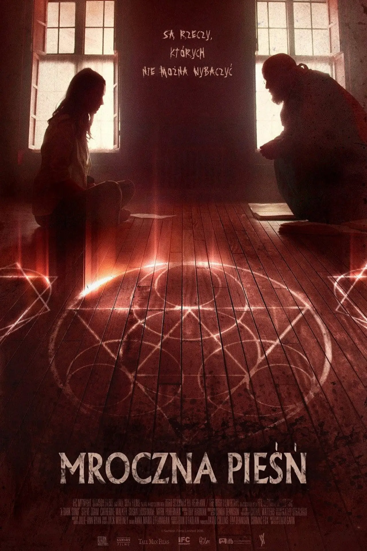 Plakat filmowy "Mroczna pieśń"