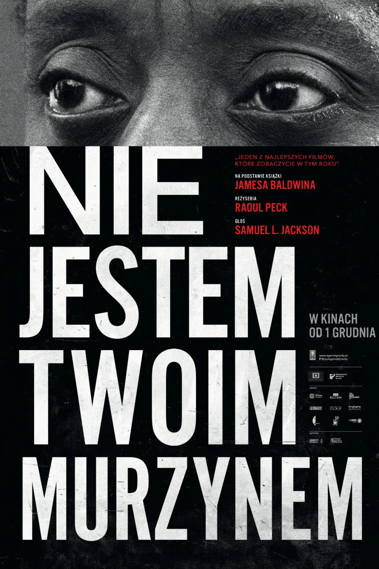 Plakat filmowy "Nie jestem twoim murzynem"