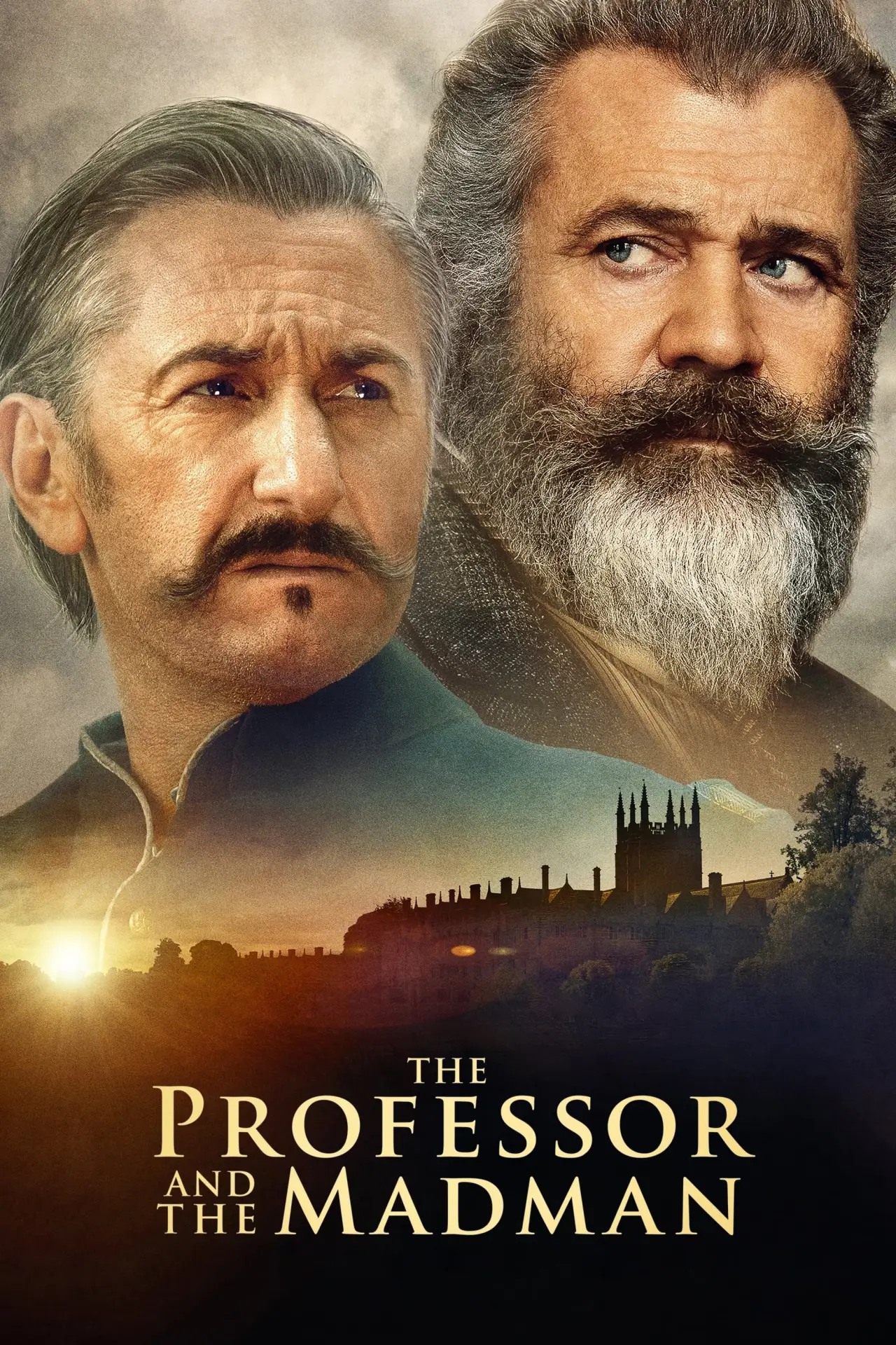 Plakat filmowy "Profesor i szaleniec"