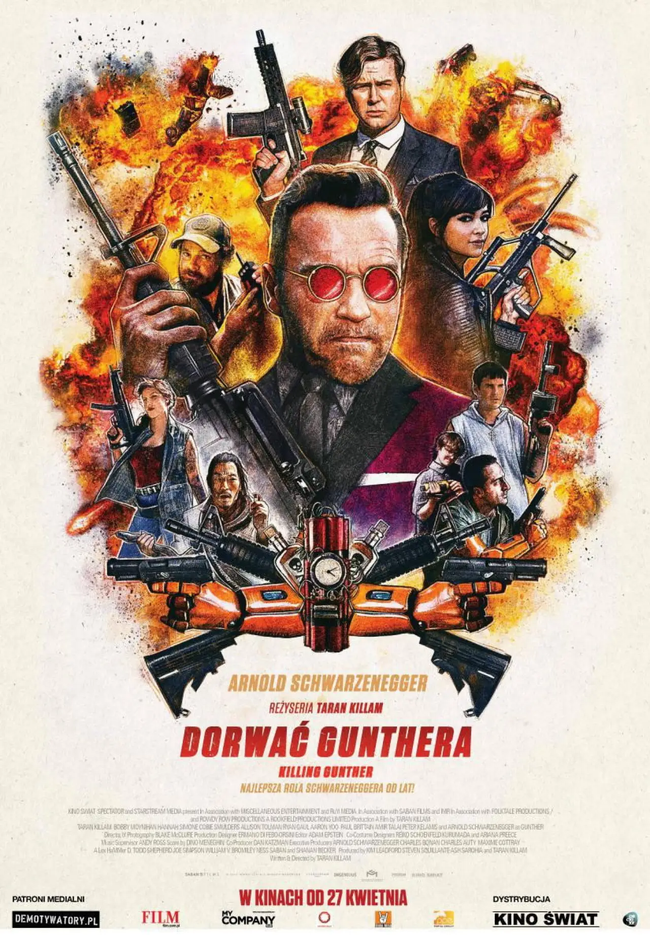 Plakat filmowy "Dorwać Gunthera"