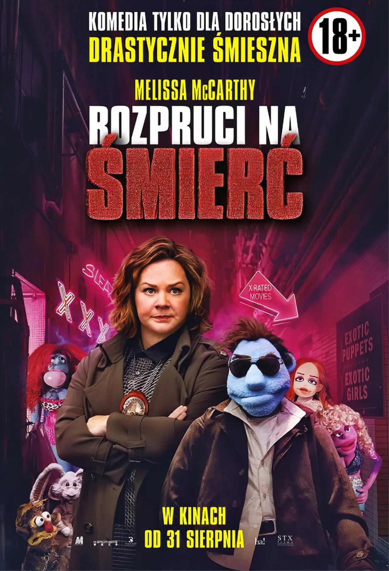 Plakat filmowy "Rozpruci na śmierć"