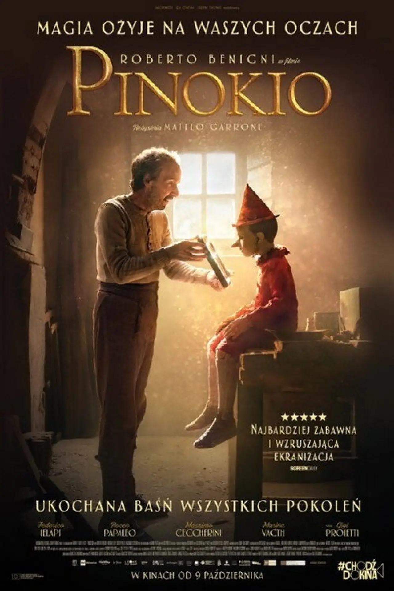 Plakat filmowy "Pinokio"