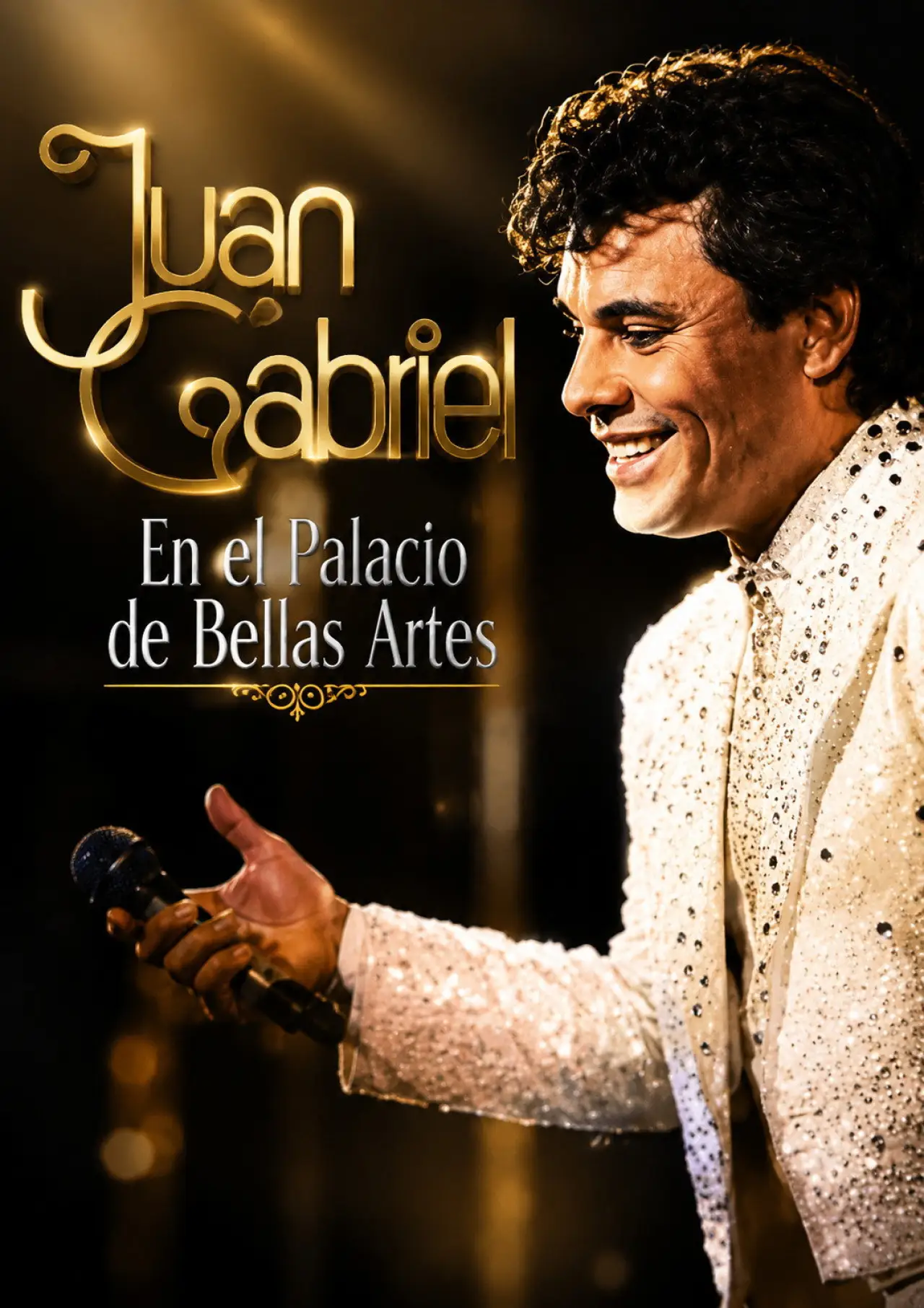 Plakat filmowy "Juan Gabriel en el Palacio de Bellas Artes"