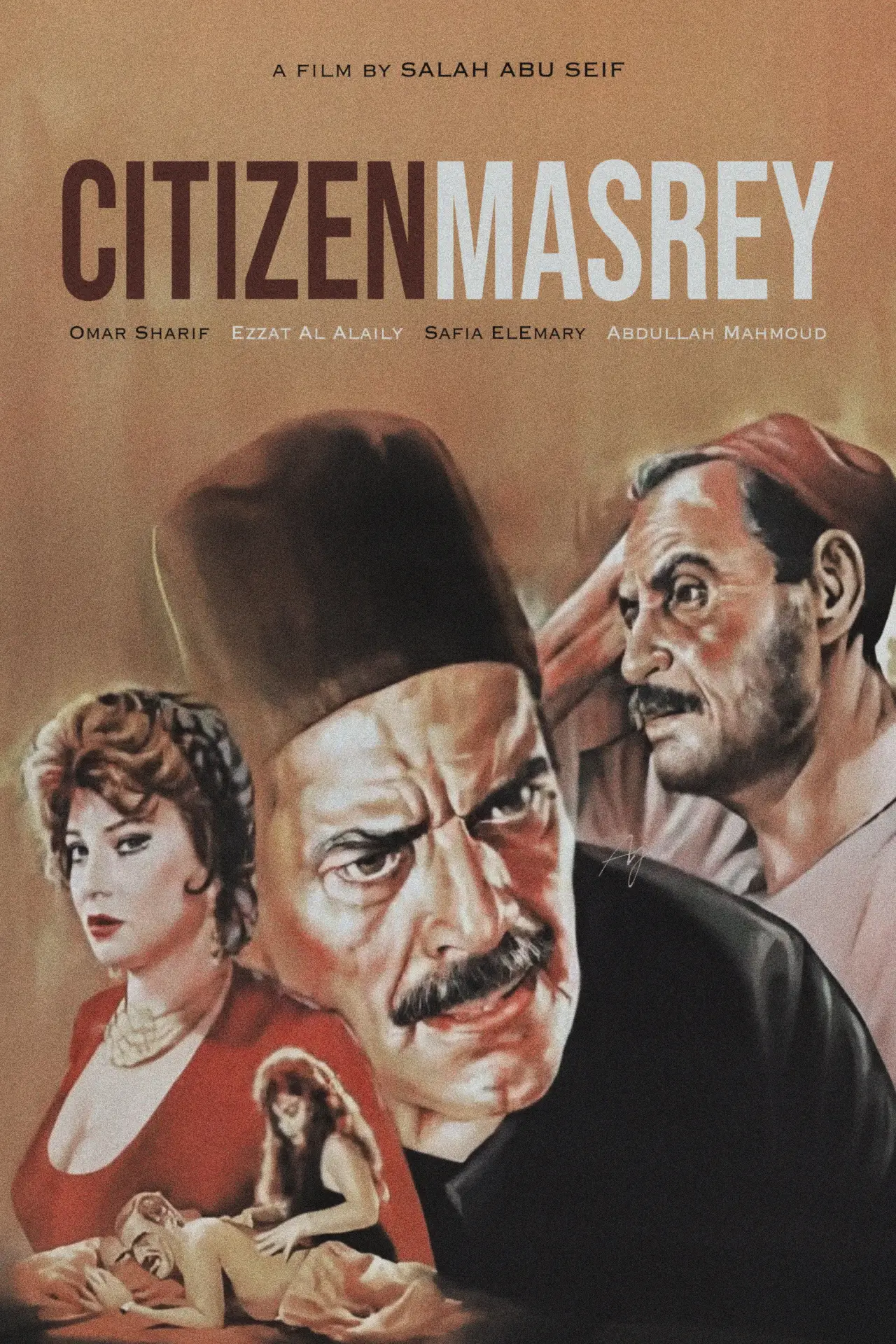 Plakat filmowy "المواطن مصري"