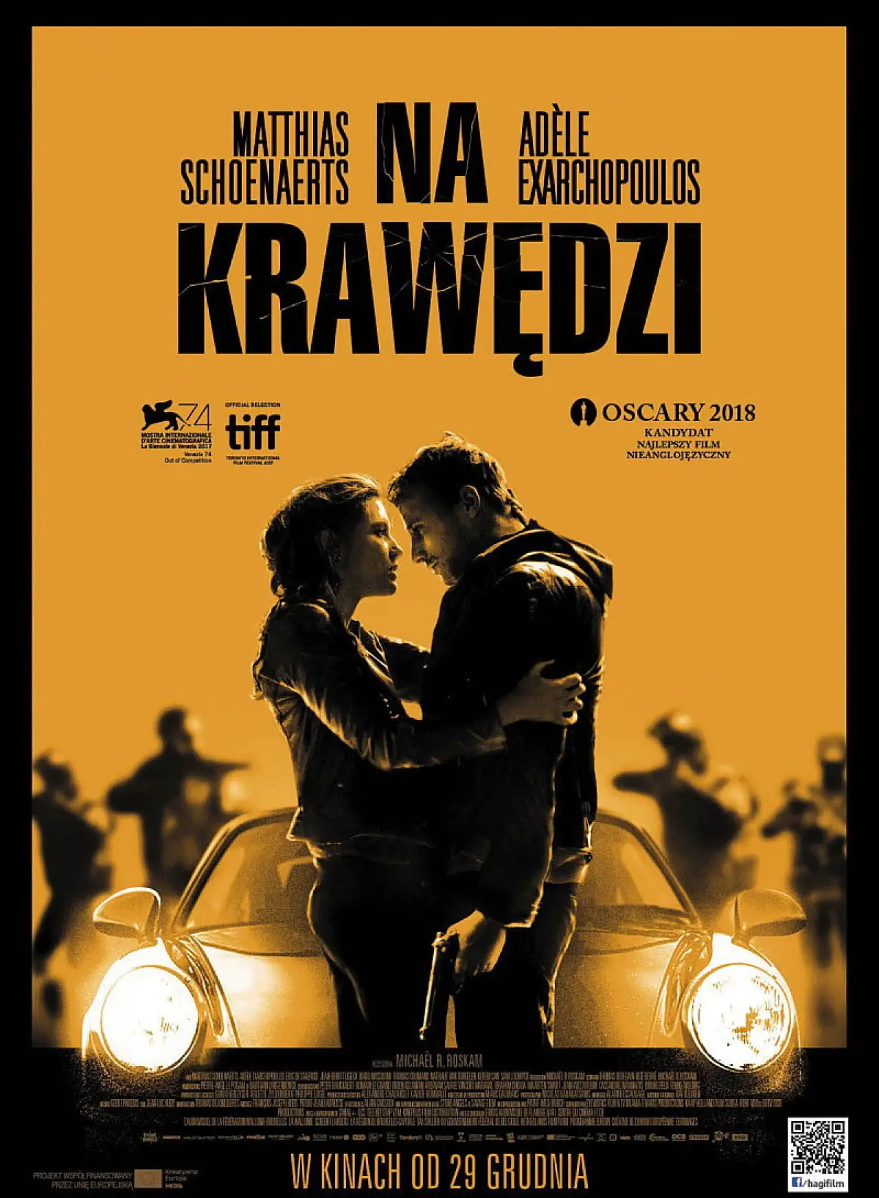 Plakat filmowy "Na krawędzi"