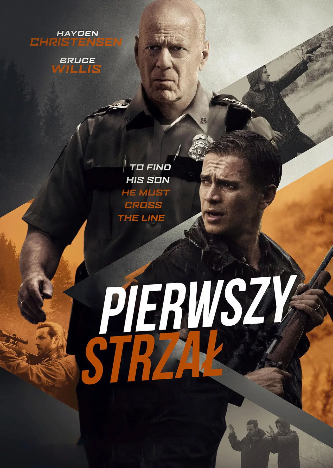 Plakat filmowy "Pierwszy strzał"
