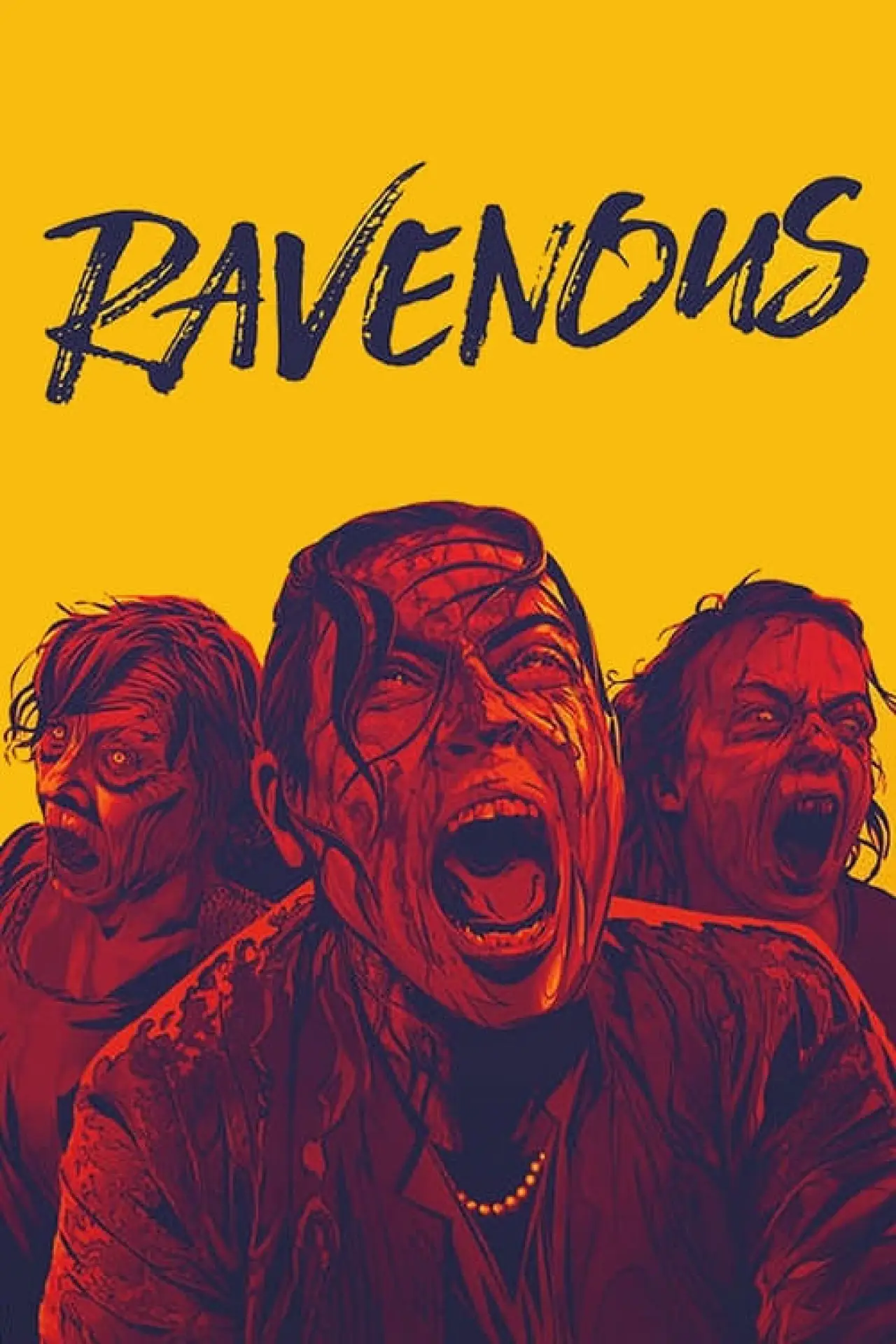 Plakat filmowy "Wygłodniali"