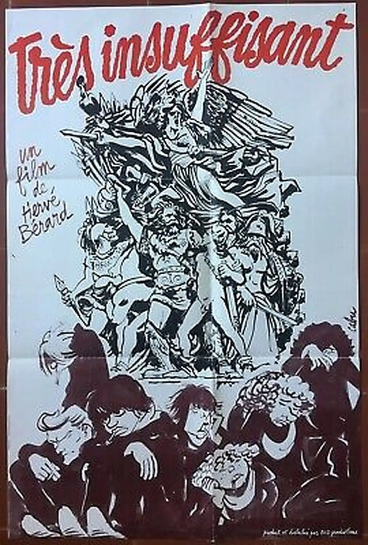 Plakat filmowy "Très insuffisant"