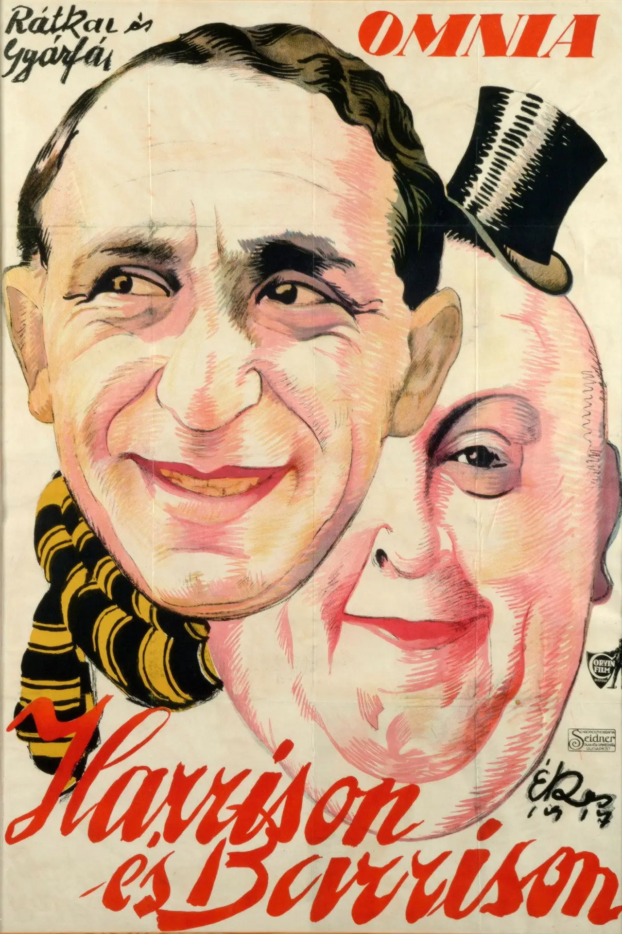 Plakat filmowy "Harrison és Barrison"
