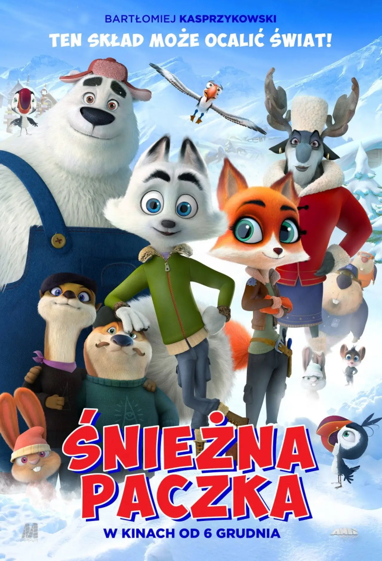 Plakat filmowy "Śnieżna paczka"