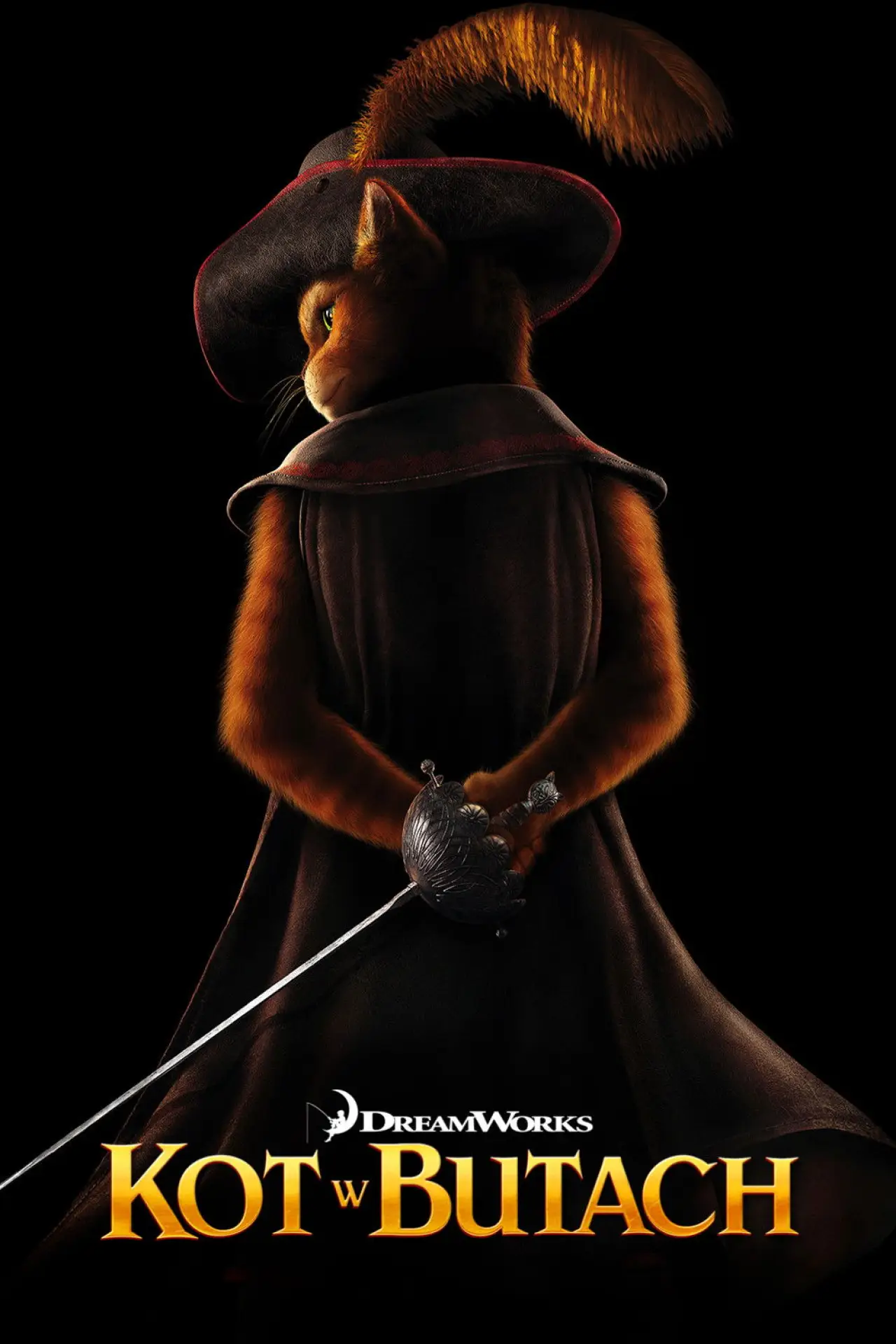 Plakat filmowy "Kot w butach"