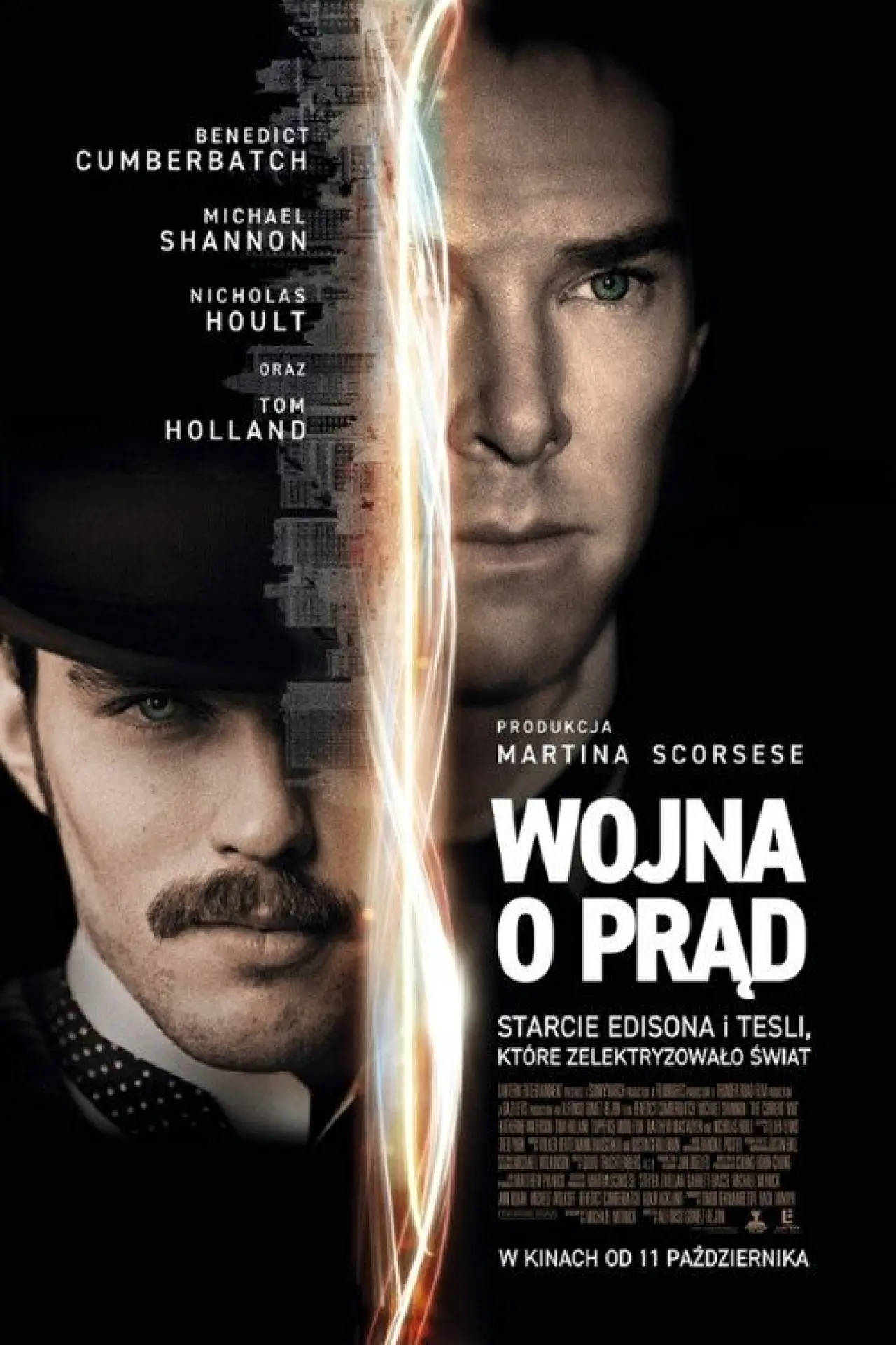 Plakat filmowy "Wojna o prąd"
